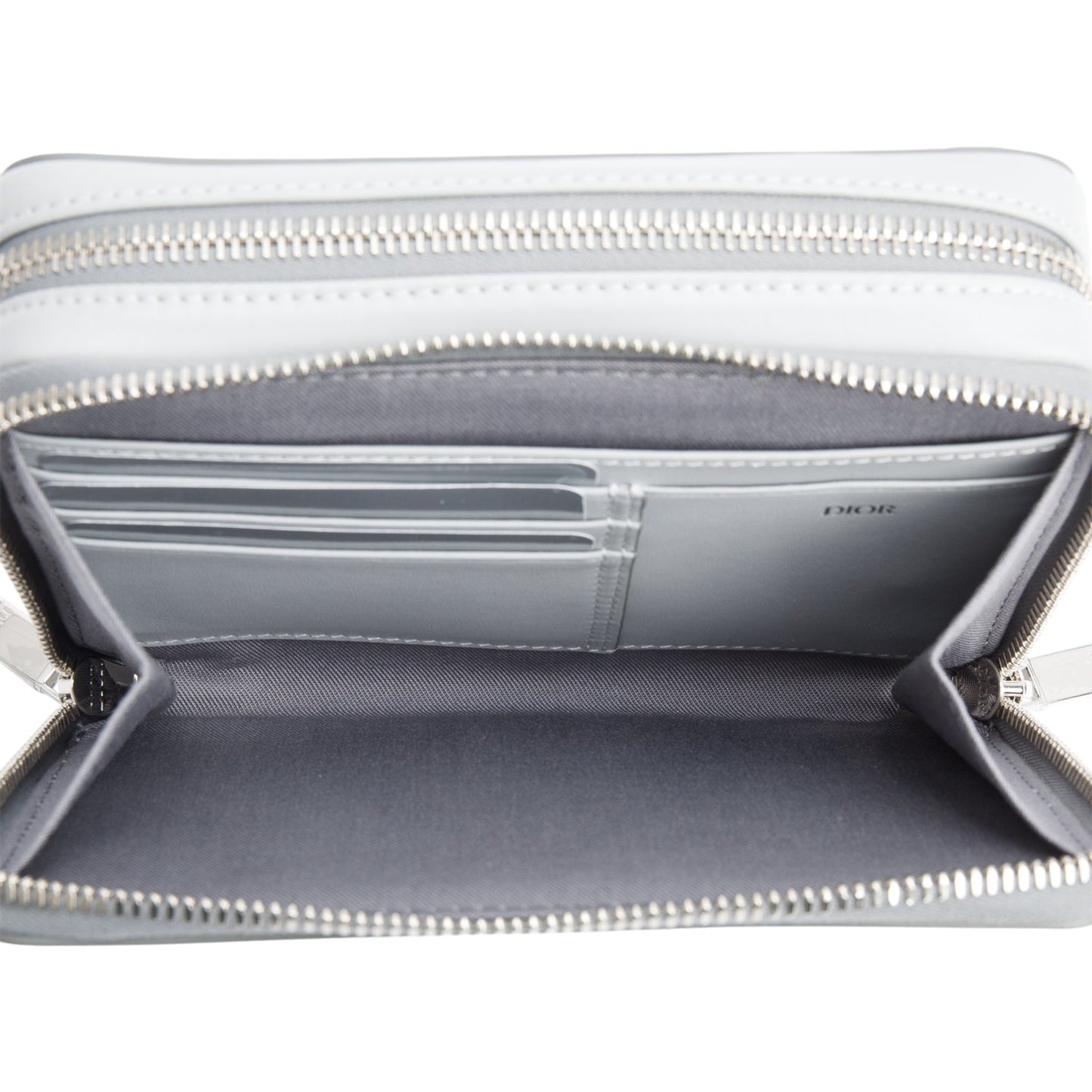 Christian Dior 2023 Grey CD Diamond Coated Canvas Crossbody Pouch
