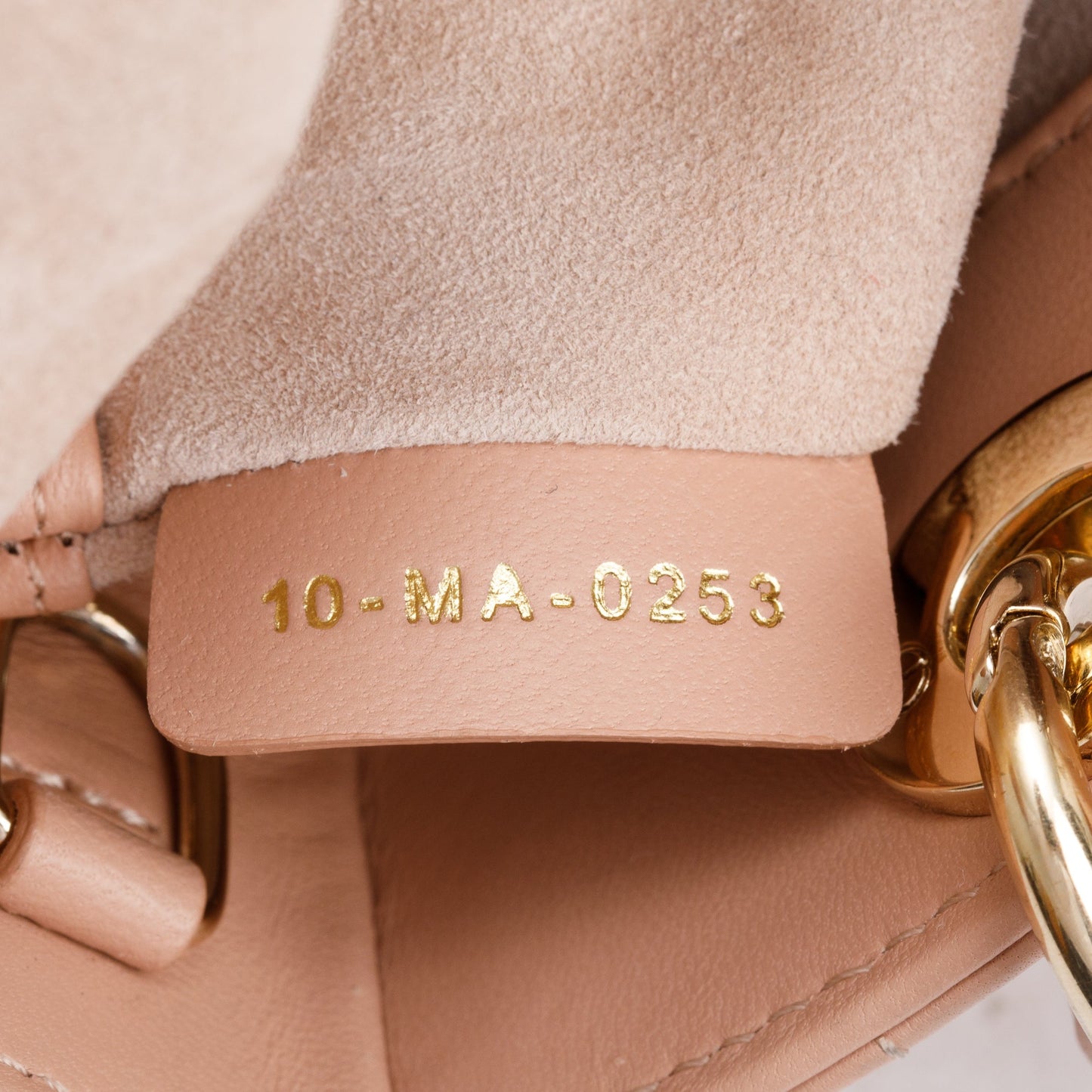 Christian Dior 2023 Rose Des Vents Cannage Lambskin Micro Lady D-Joy Bag