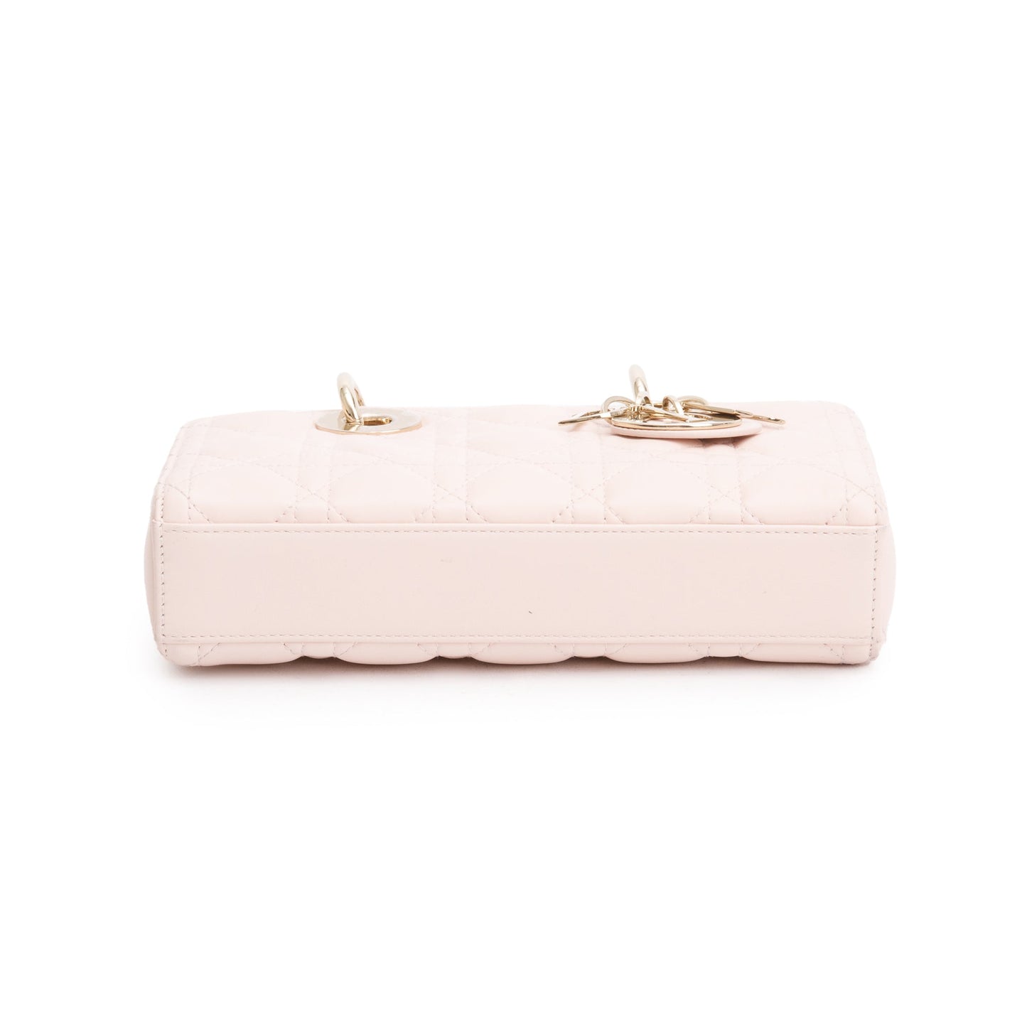 Christian Dior 2024 Pink Cannage Lambskin Small Lady D-Joy Bag