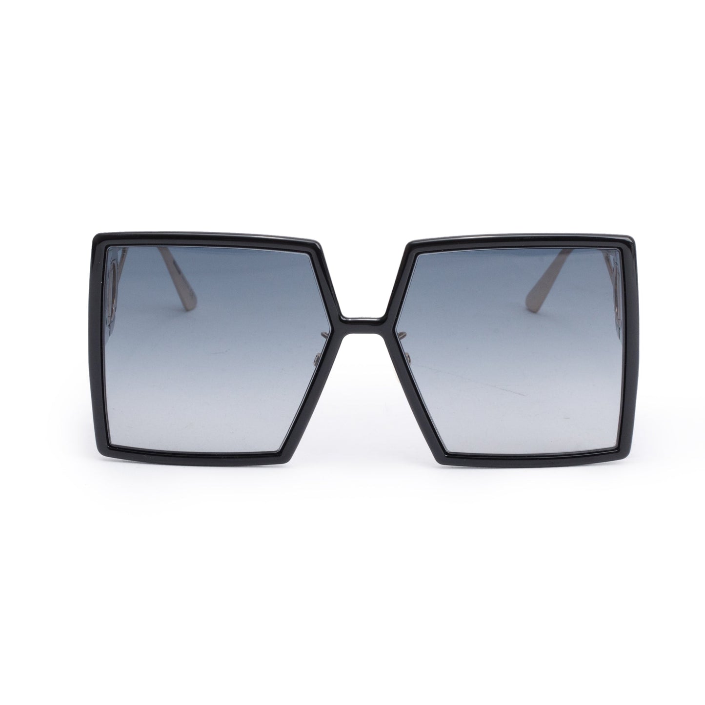 Christian Dior Black Acetate 30montaigne SU Oversize Sunglasses