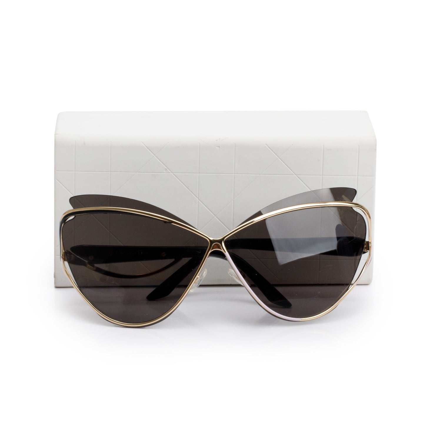 Christian Dior Black Acetate DiorAudacieuse1 Cat-Eye Sunglasses
