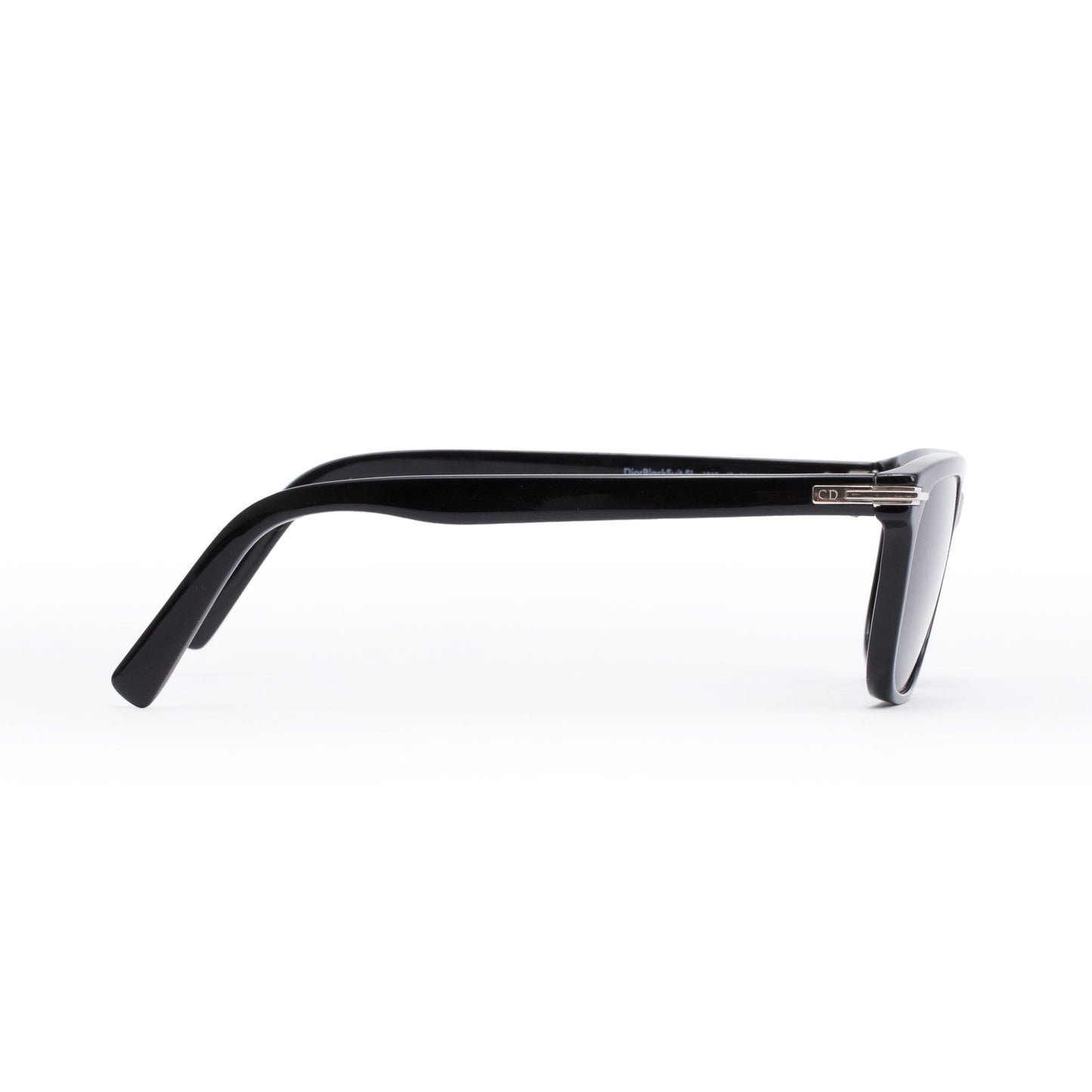 Christian Dior Black Acetate DiorBlackSuit SI Rectangular Sunglasses