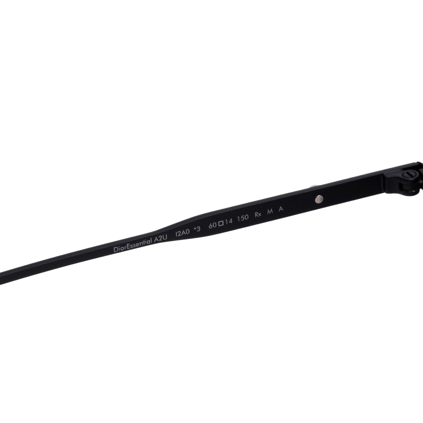 Christian Dior Black Metal DiorEssential A2U Aviator Sunglasses