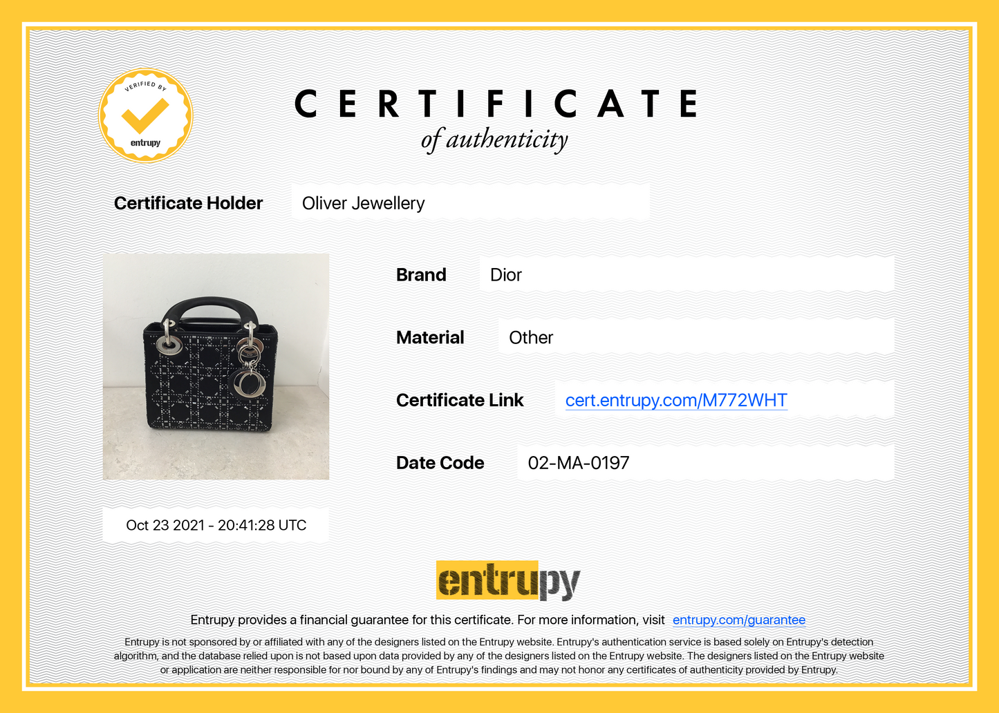 Christian Dior Black Strass Cannage Satin Mini Lady Dior Bag