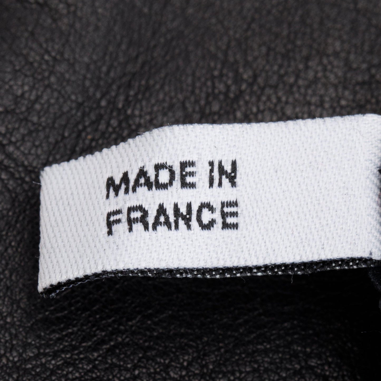 Christian Dior Black Suede Leather Hardware Logo Gloves