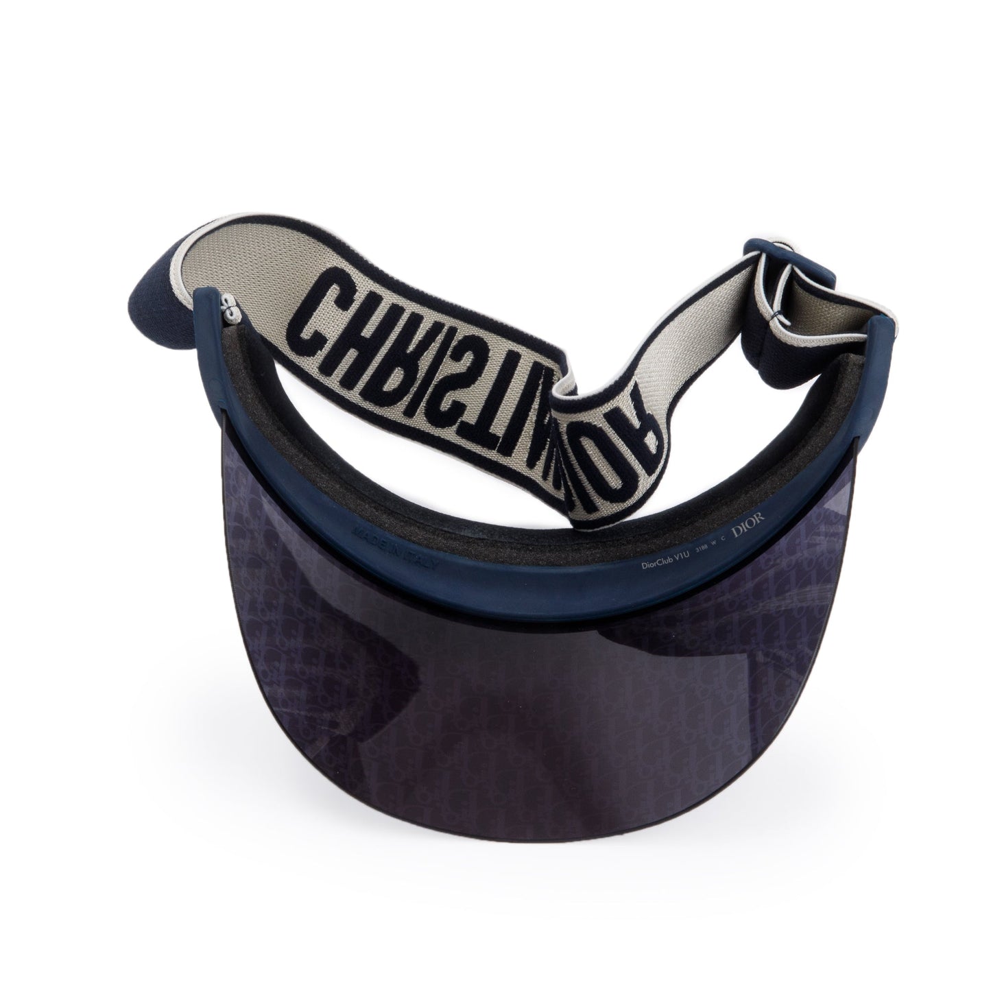 Christian Dior Blue Oblique DiorClub V1U Visor