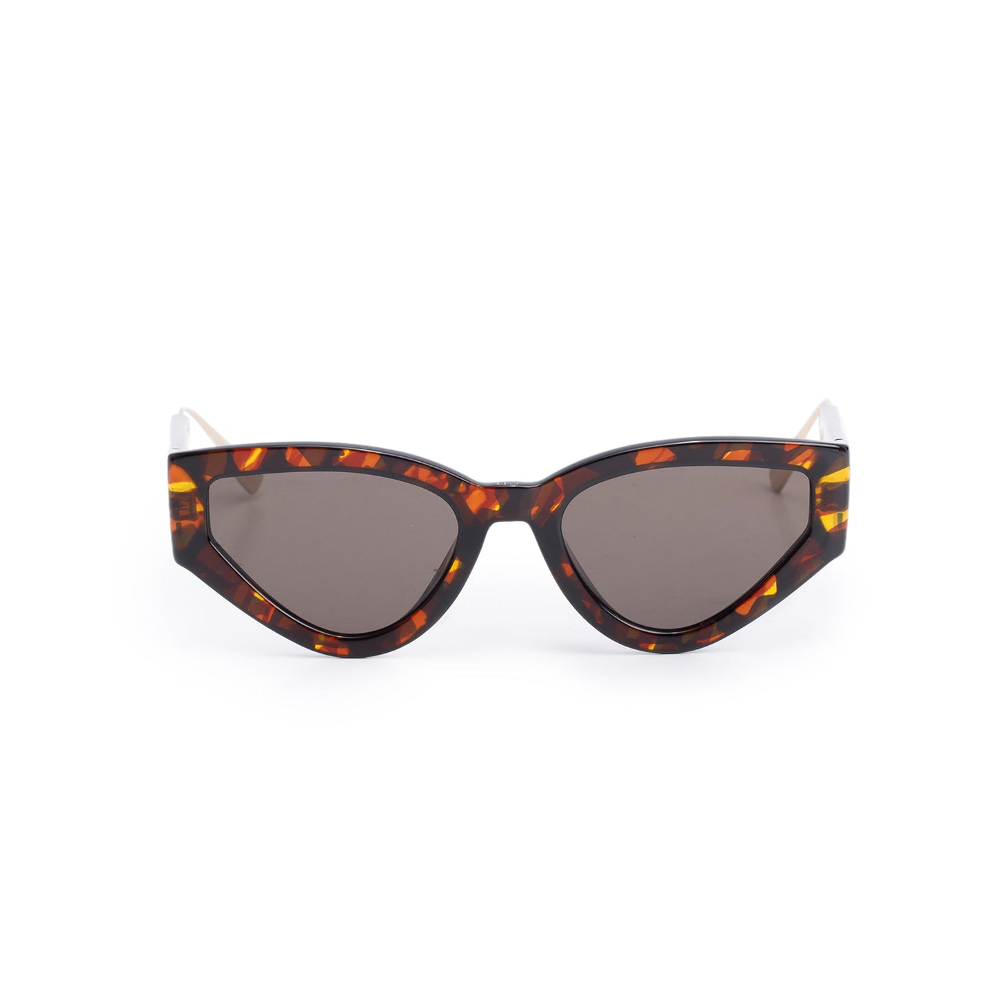 Christian Dior Brown Havana Acetate CatStyleDior1 Sunglasses