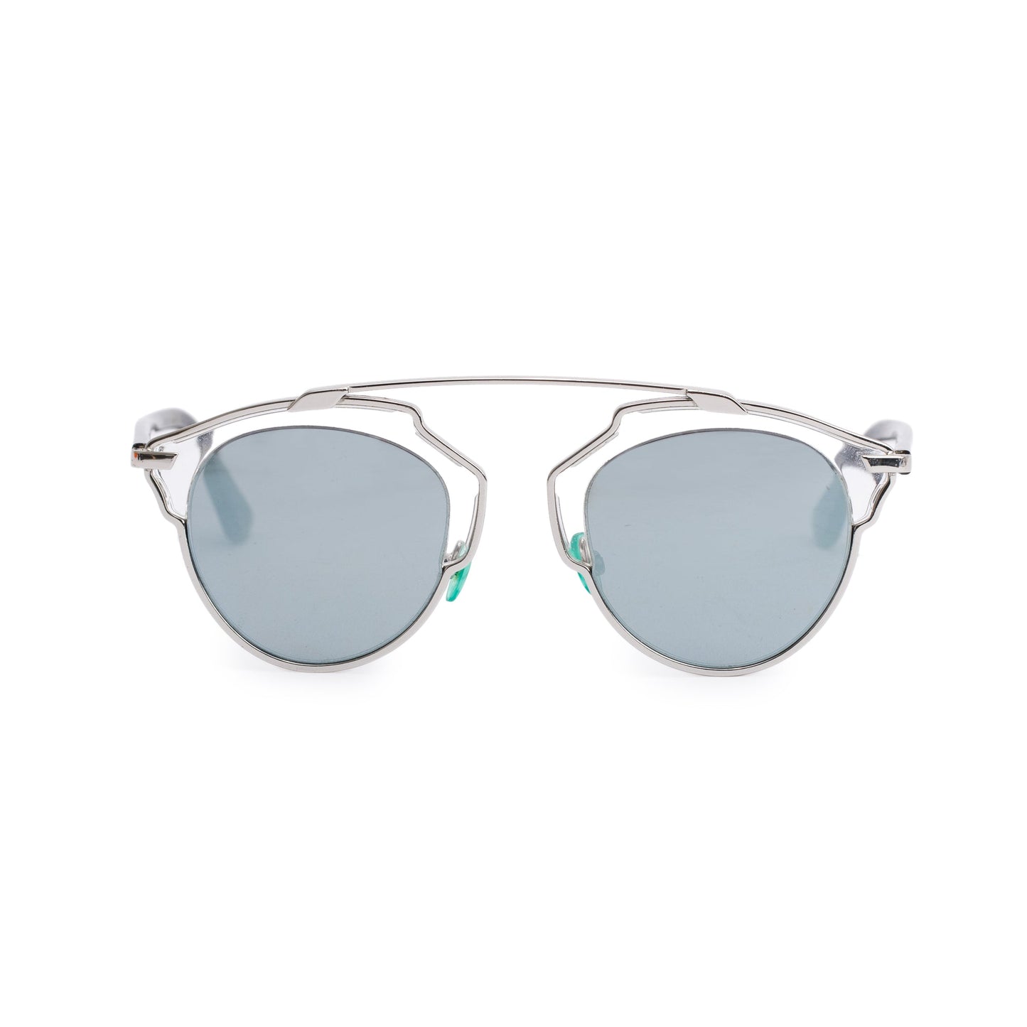 Christian Dior Clear & Green Havana Acetate SoReal Sunglasses