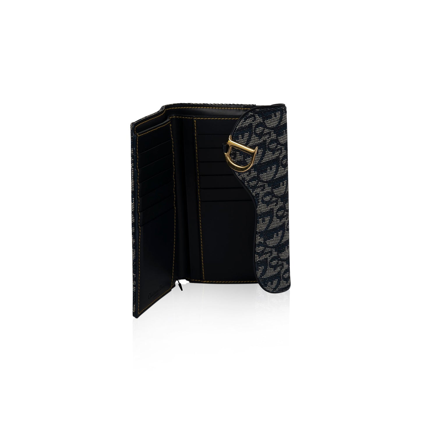Christian Dior Diorissimo Saddle Trifold Wallet