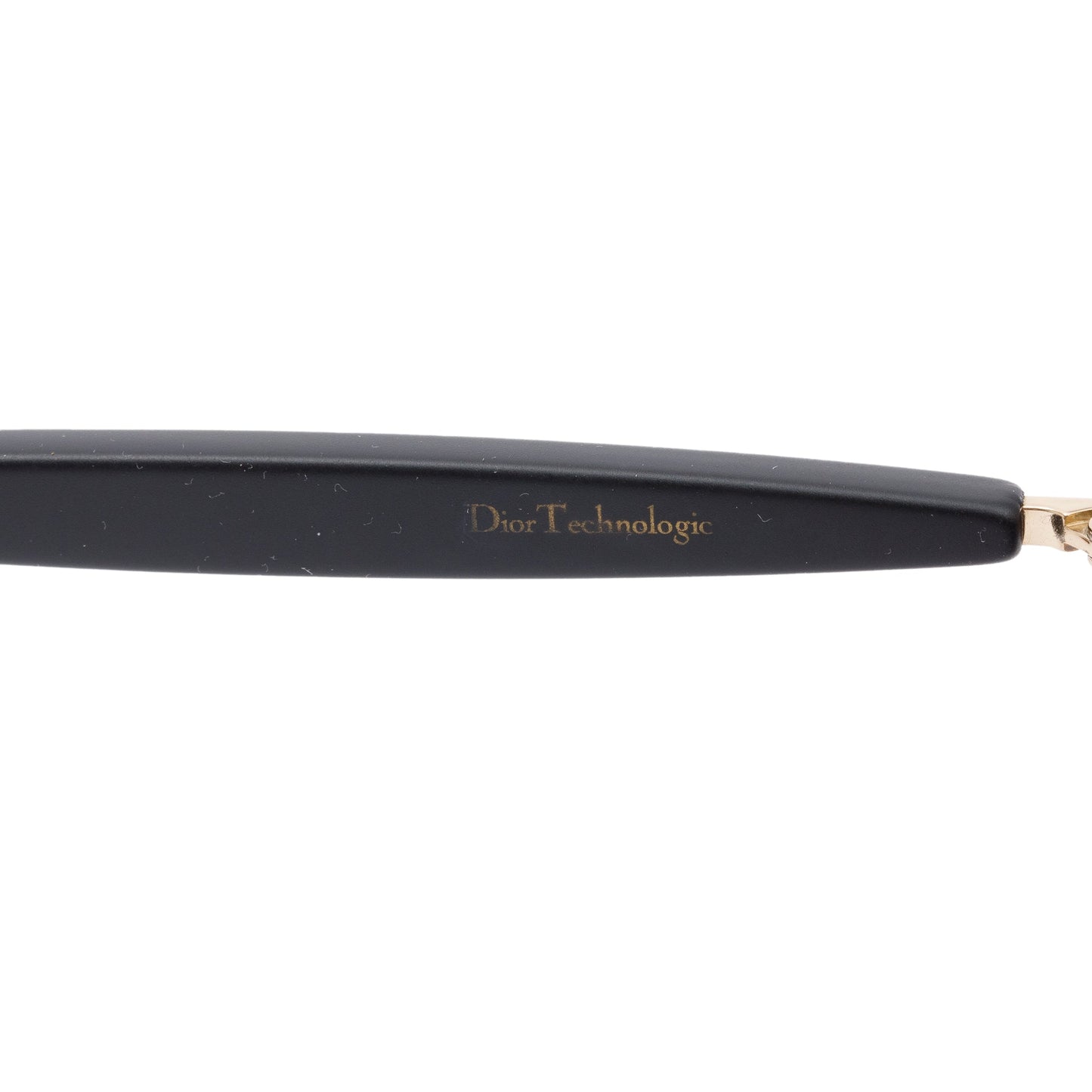 Christian Dior Gold-Tone Metal Diortechnologic Aviator Sunglasses