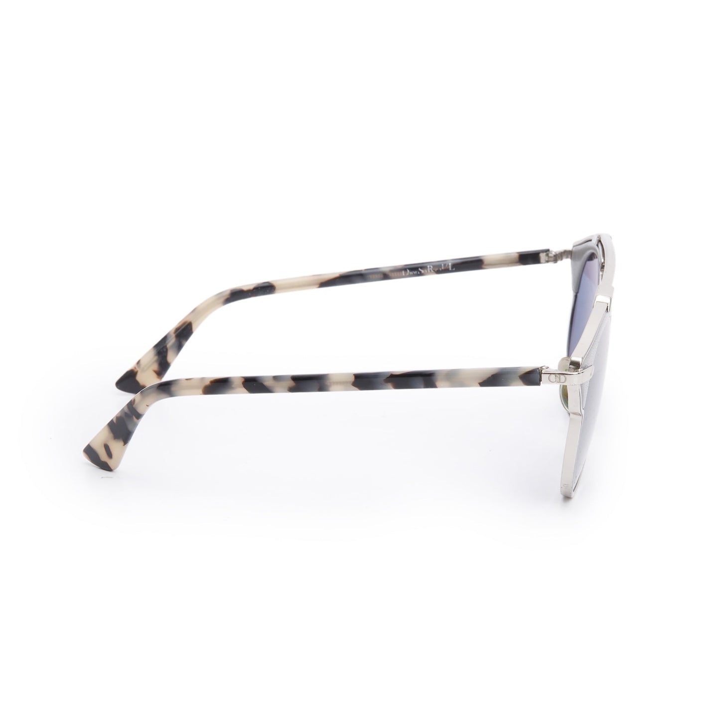 Christian Dior Grey Havana Acetate SoReal Mirrored Sunglasses