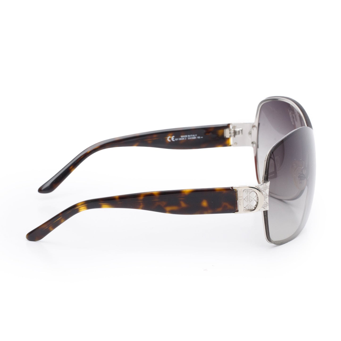 Christian Dior Havana Acetate By Dior 2 Shield Sunglasses
