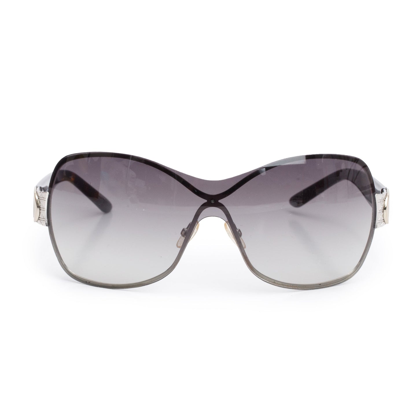 Christian Dior Havana Acetate By Dior 2 Shield Sunglasses