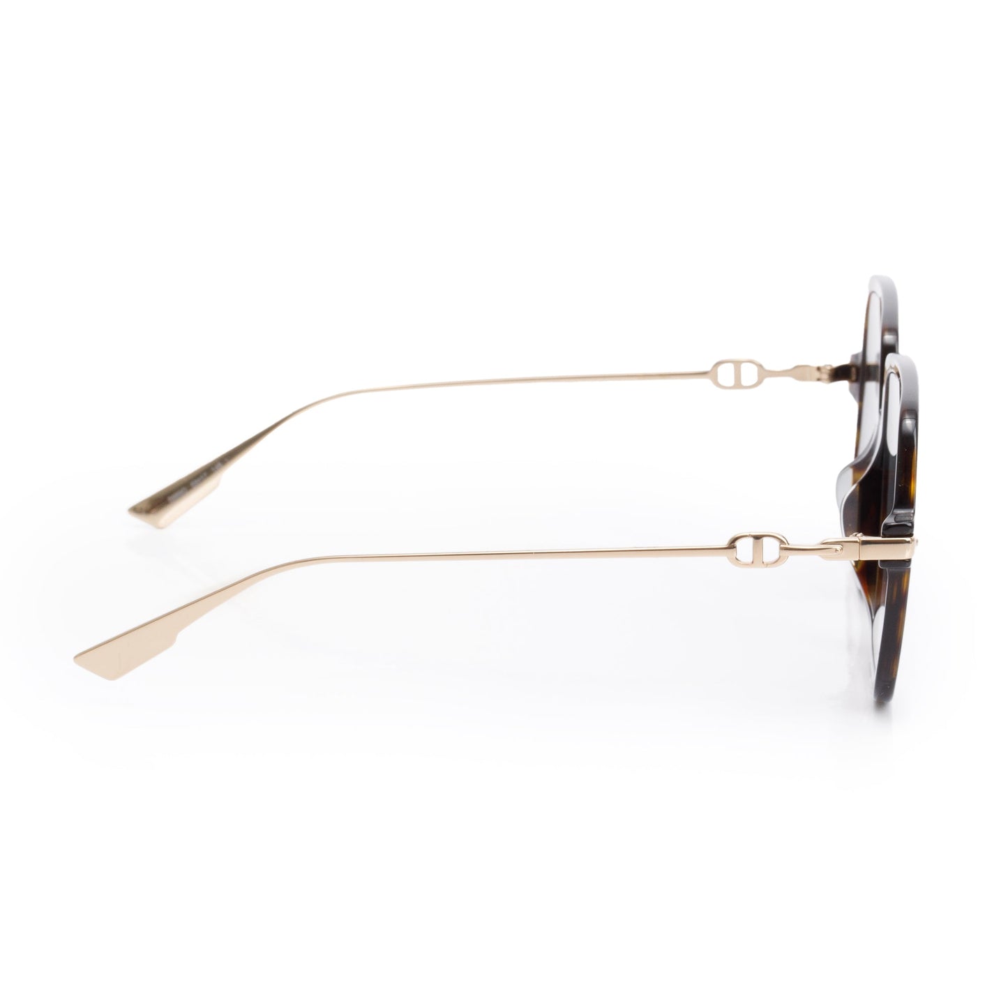 Christian Dior Havana Acetate DiorLink Oversize Sunglasses
