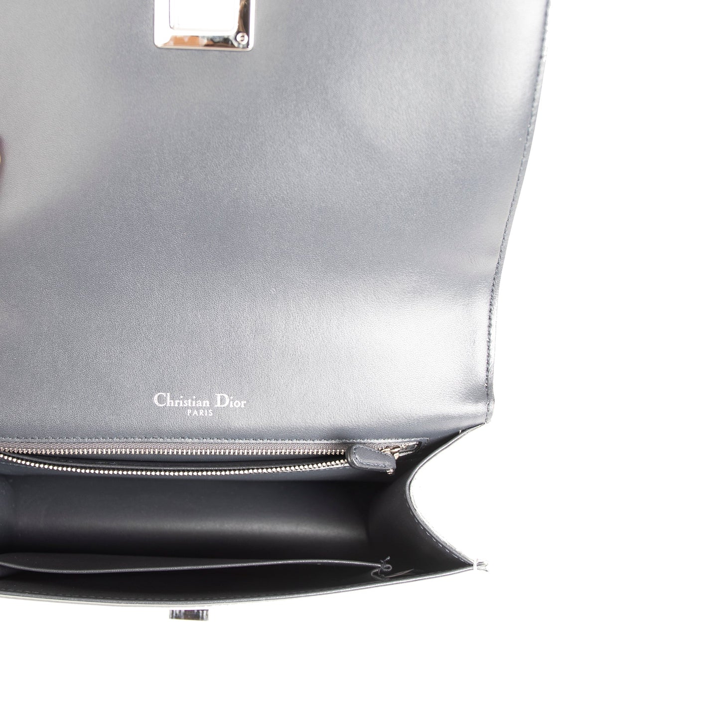 Christian Dior Large Metallic Microcannage Diorama Shoulder Bag