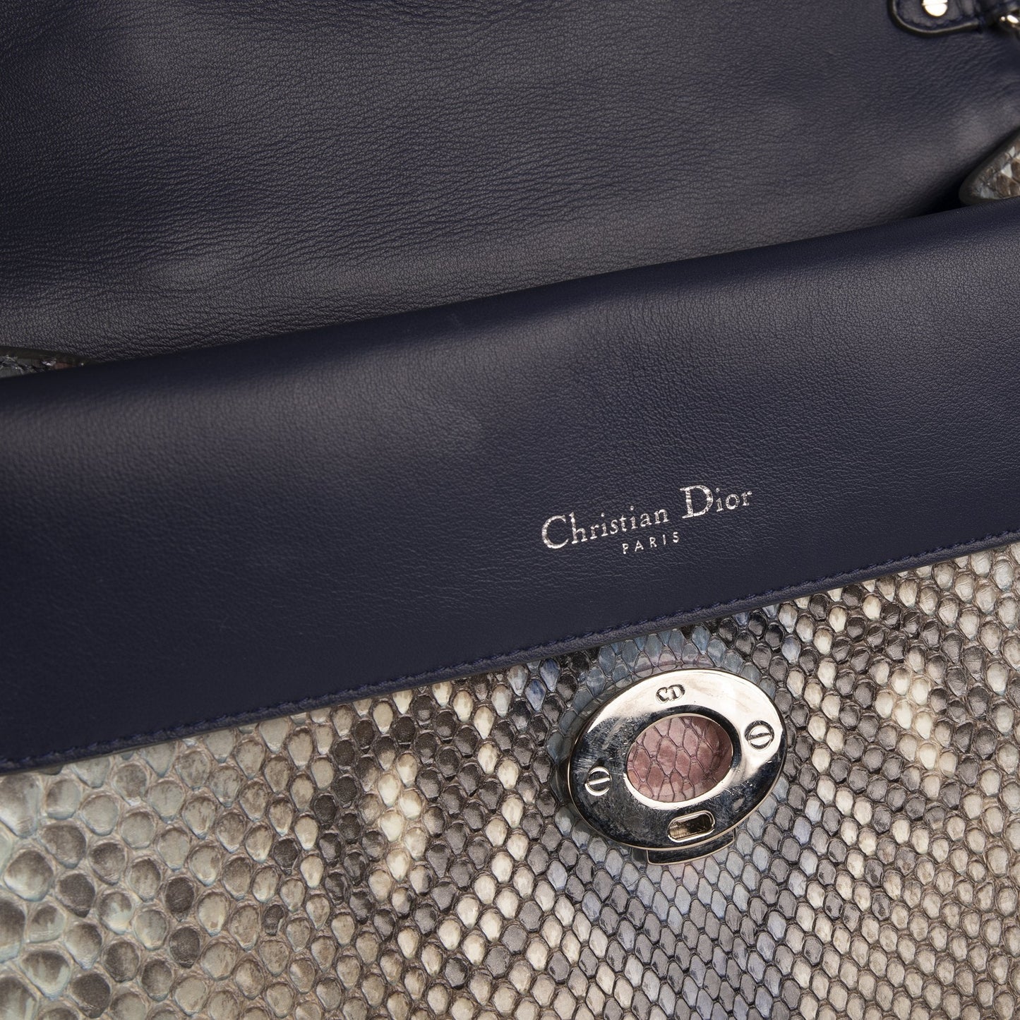 Christian Dior Medium Python Be Dior Bag