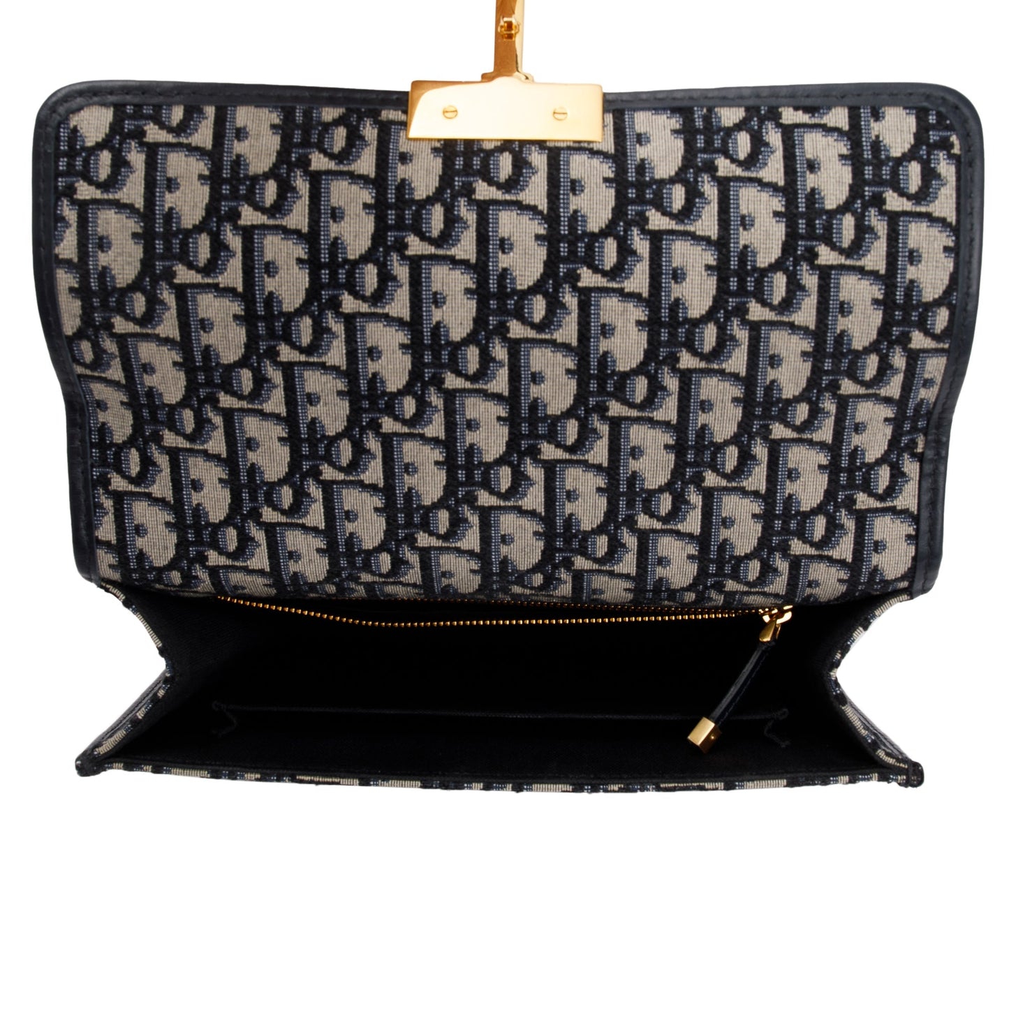 Christian Dior Navy Oblique 30 Montaigne Bag