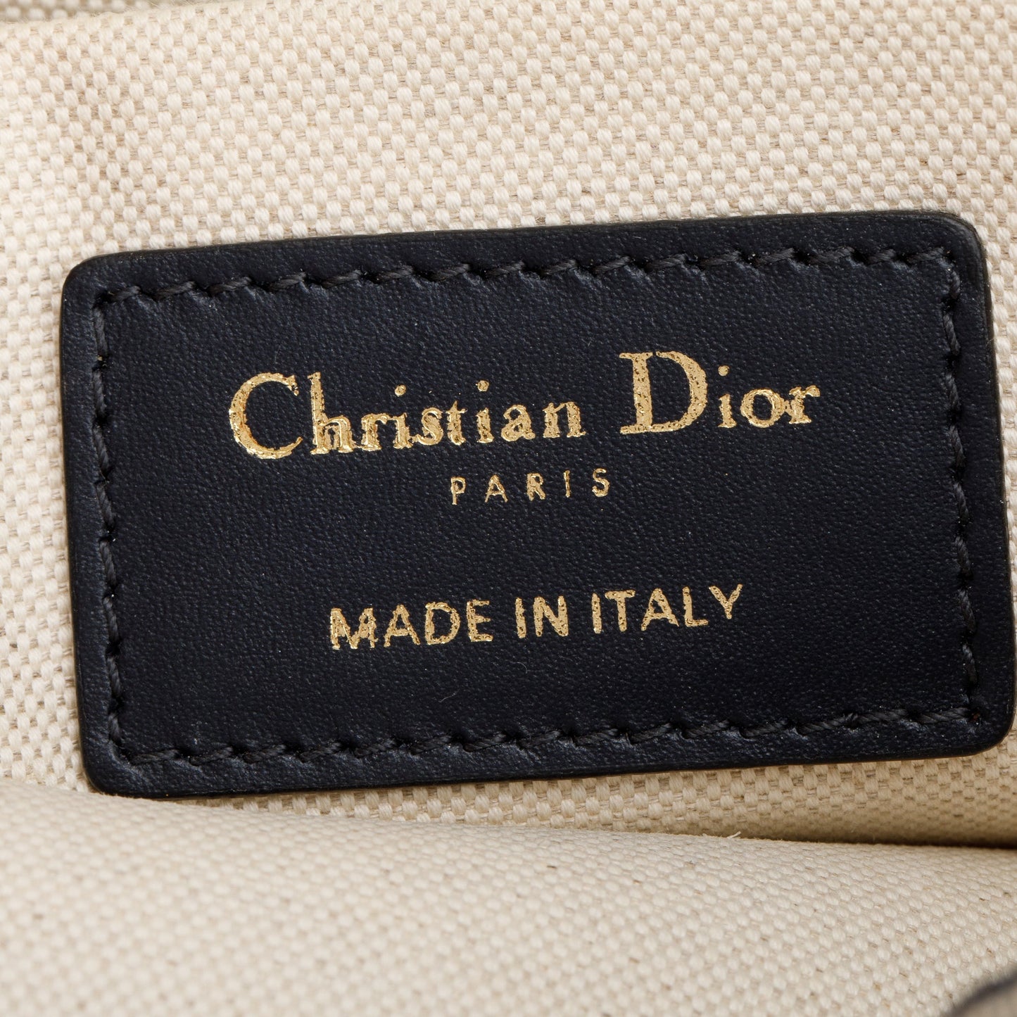 Christian Dior Navy Oblique Diorquake Clutch