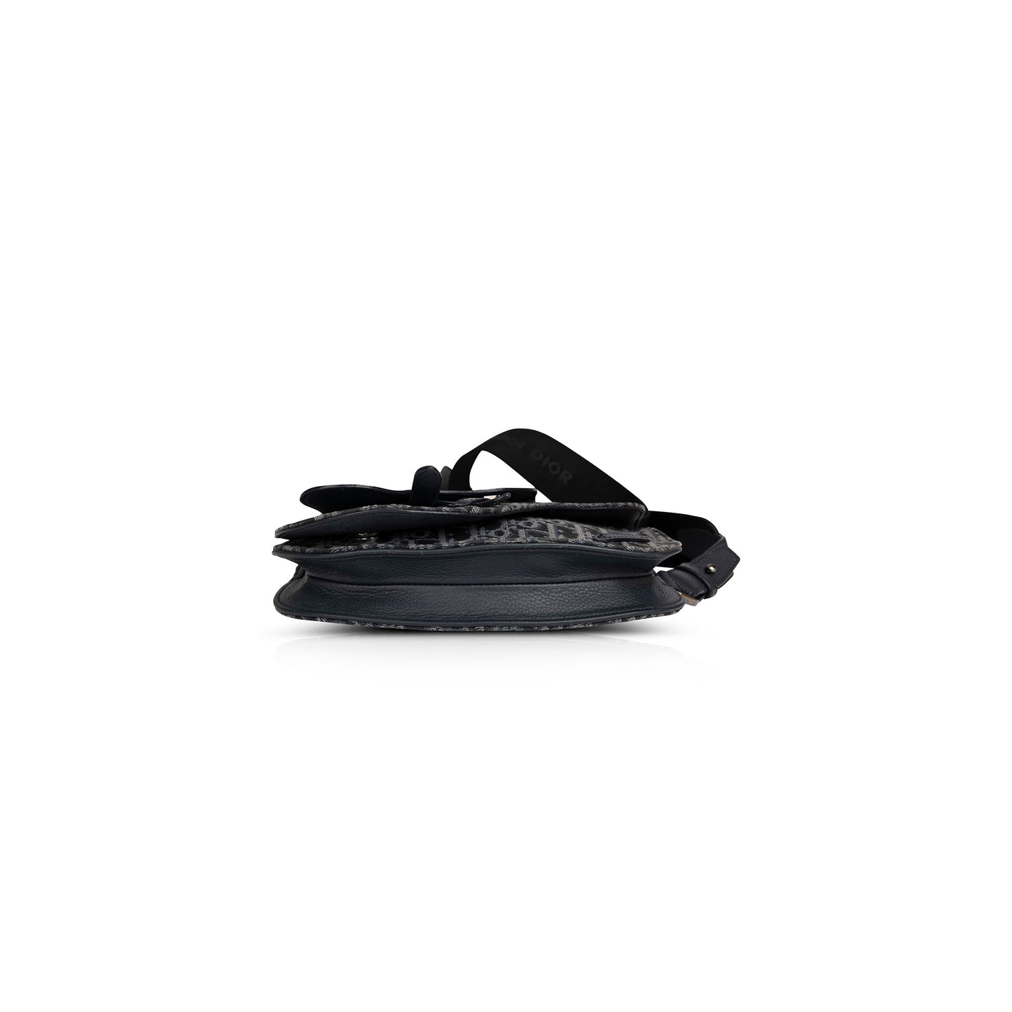 Christian Dior Oblique Jacquard Saddle Pouch