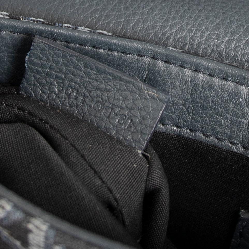 Christian Dior Oblique Jacquard Saddle Pouch