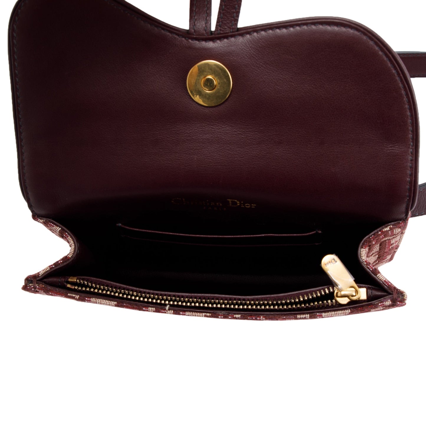 Christian Dior Oblique Saddle Belt Pouch