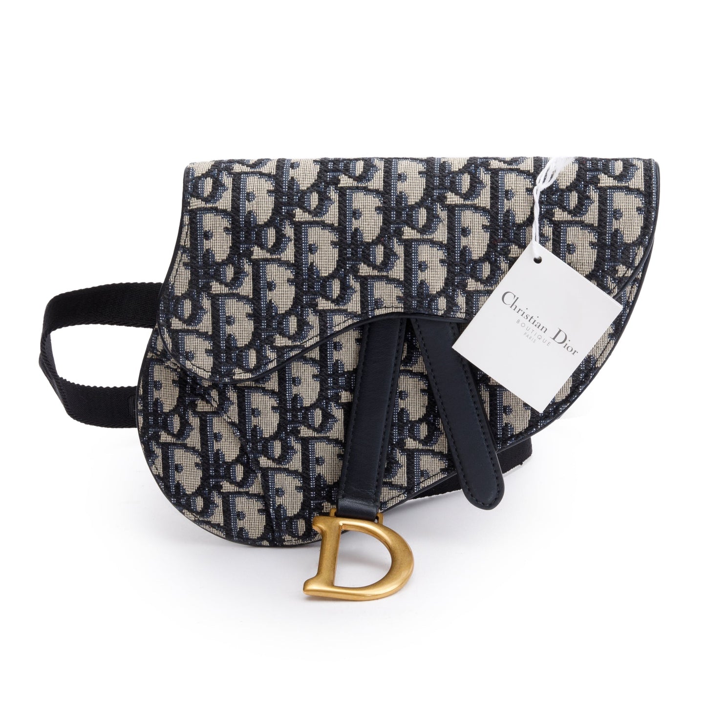 Christian Dior Oblique Saddle Belt Pouch