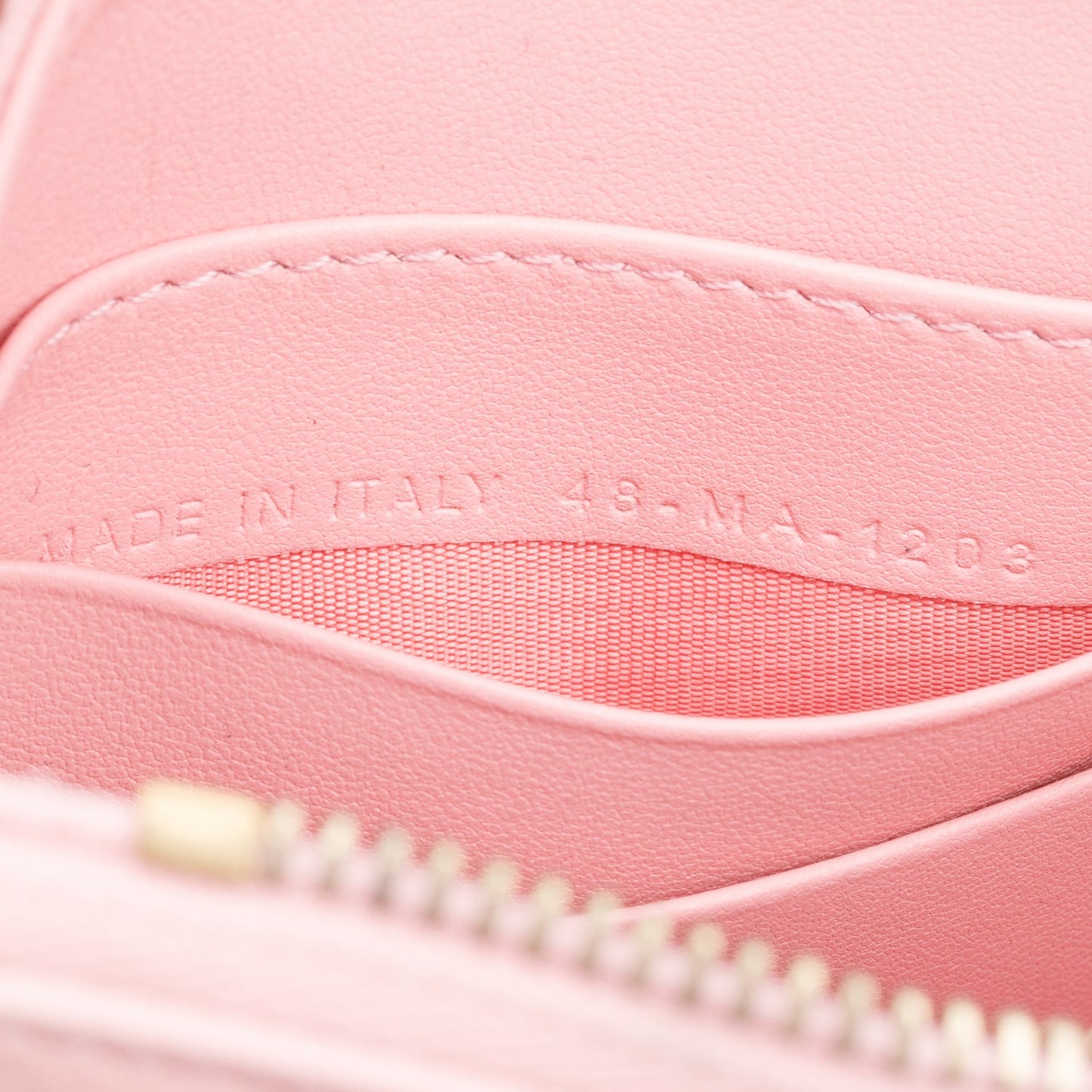 Christian Dior Pink Calfskin Leather Saddle Rodeo Pouch