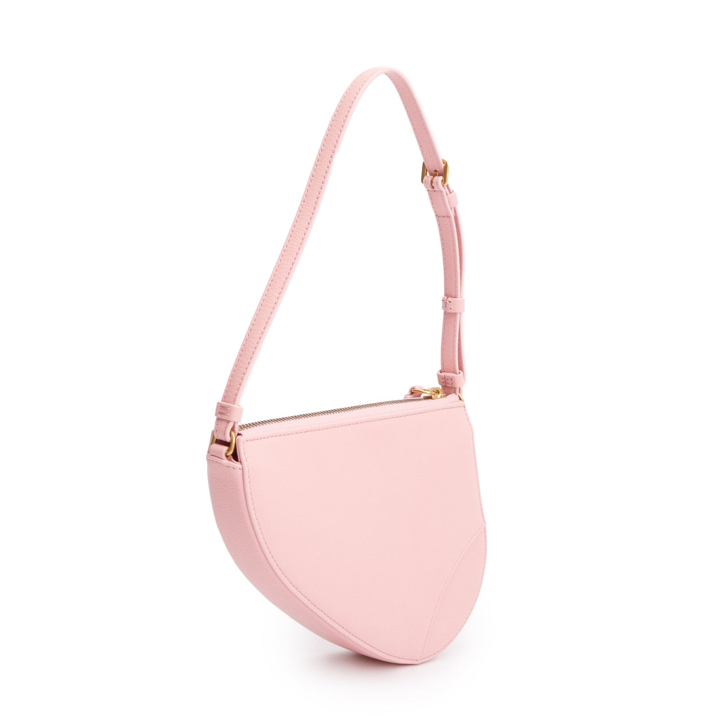 Christian Dior Pink Calfskin Leather Saddle Rodeo Pouch
