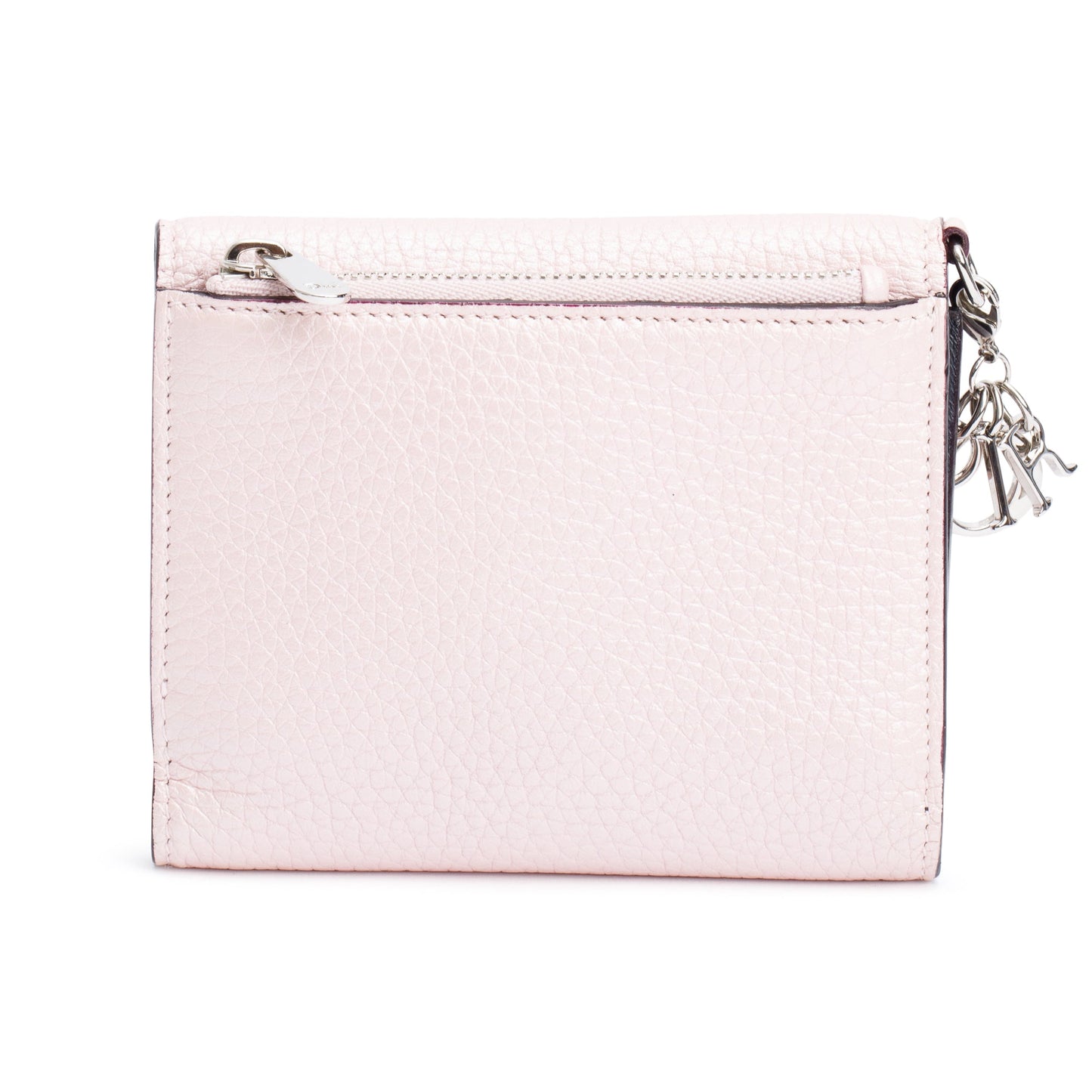 Christian Dior Pink Leather Diorissimo Envelope Compact Wallet