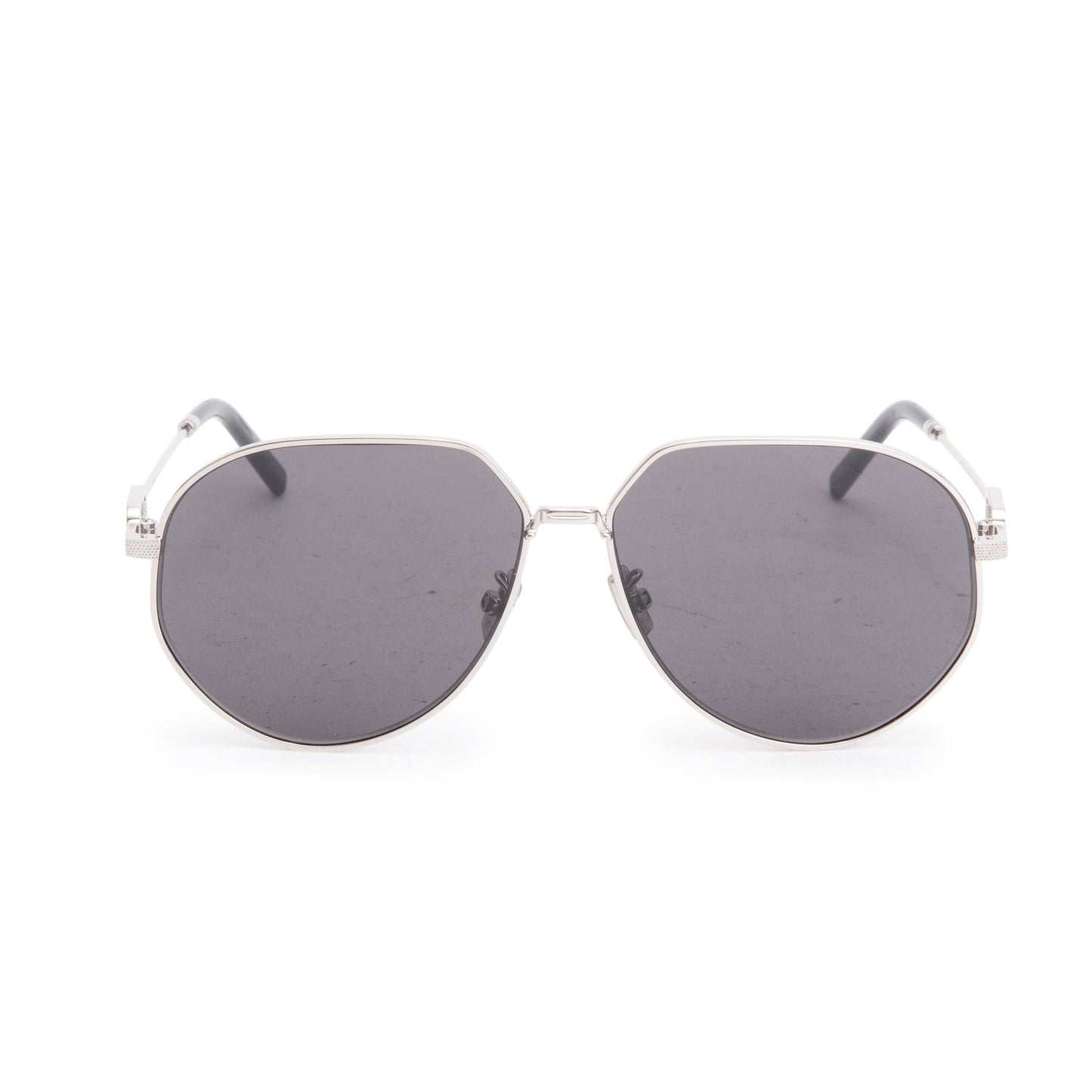 Christian Dior Silver-Tone Metal CD Link A1U Sunglasses