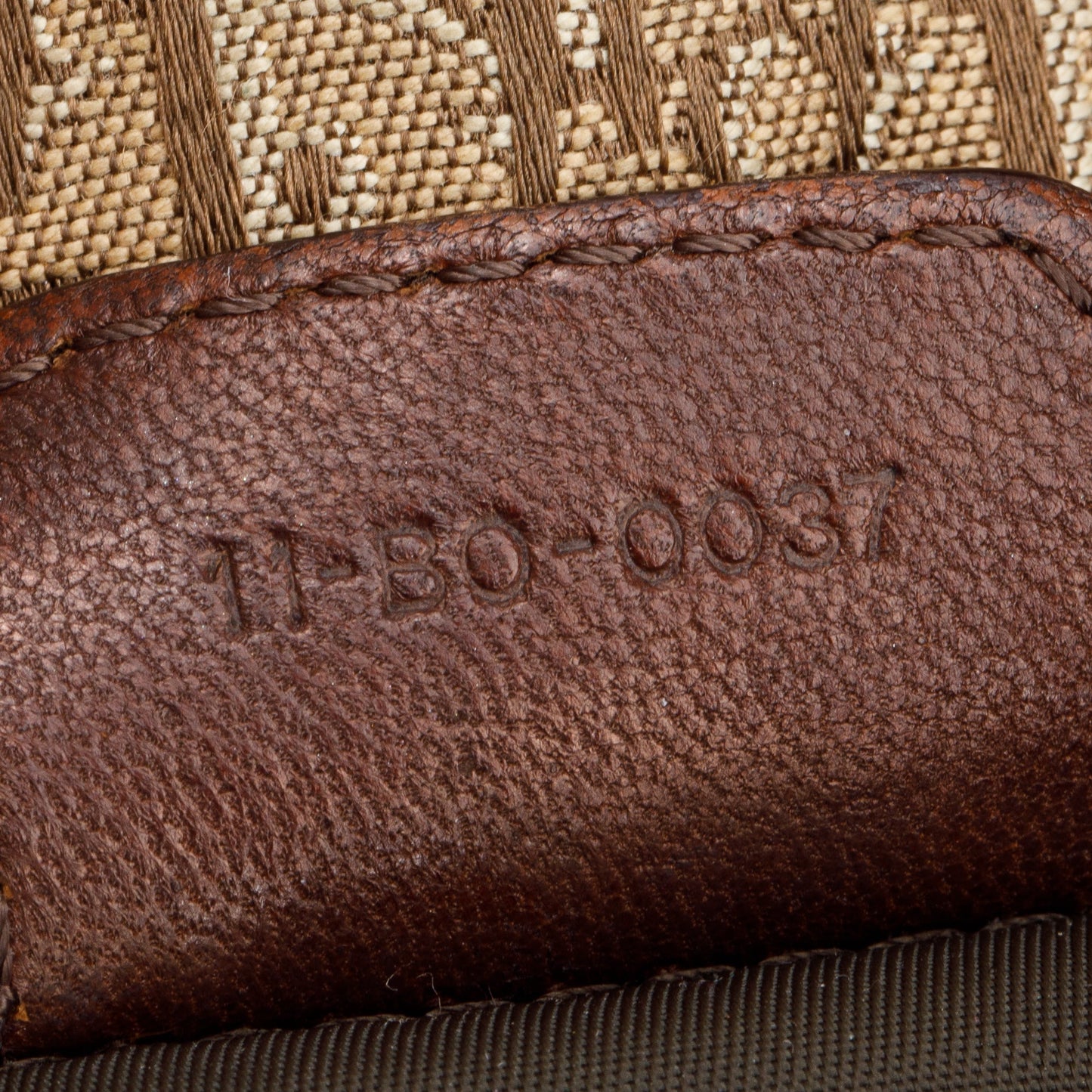 Christian Dior Vintage Brown Diorissimo Canvas Buckle Hobo Bag
