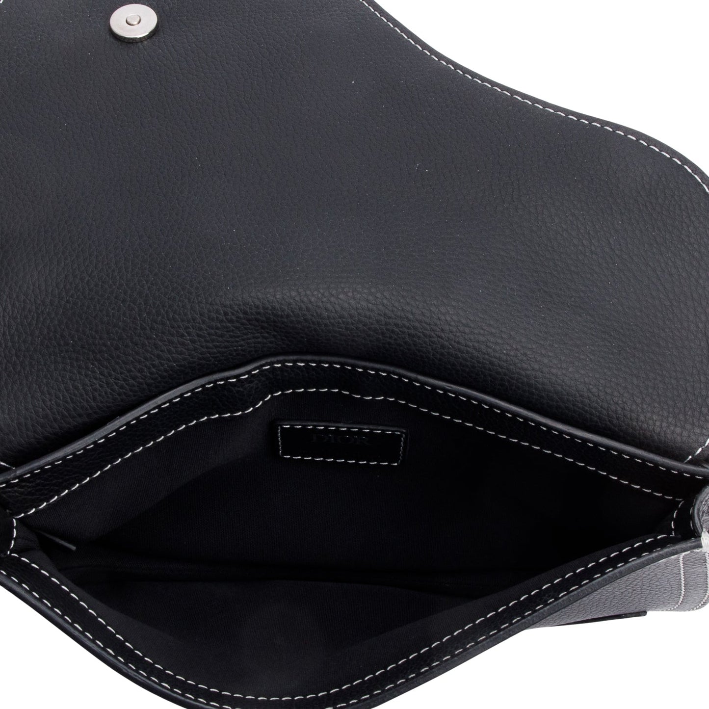 Christian Dior X Kaws Calfskin Leather Double Saddle Bag