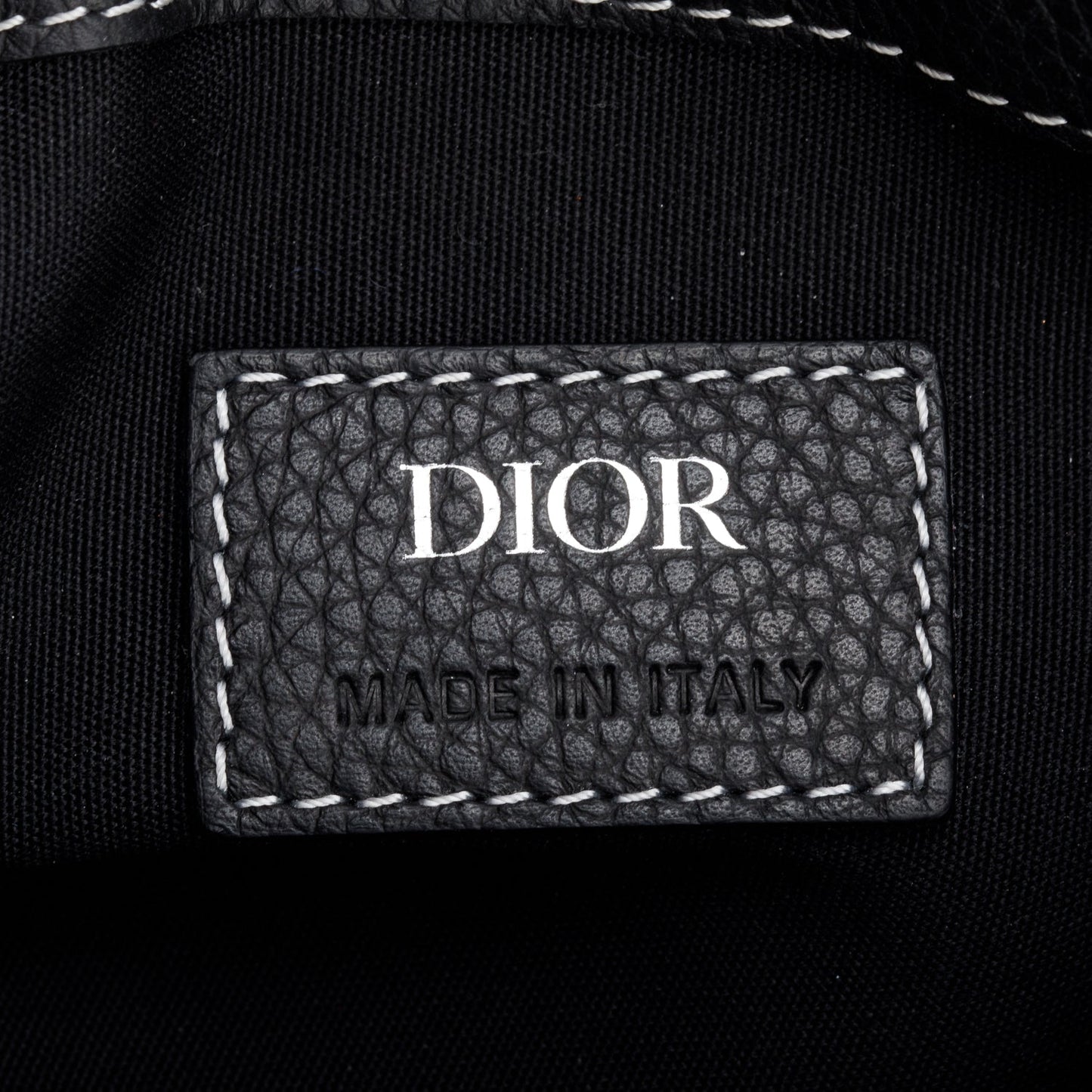 Christian Dior X Kaws Calfskin Leather Double Saddle Bag