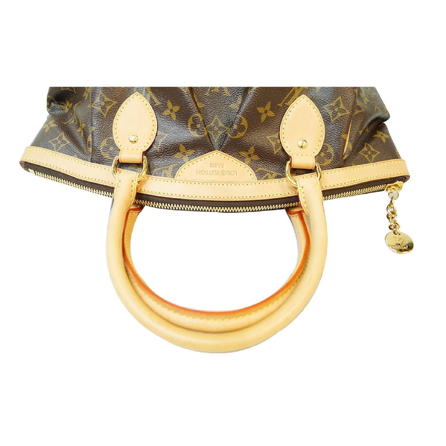 LOUIS VUITTON Tivoli PM Monogram Canvas Shoulder Bag Brown