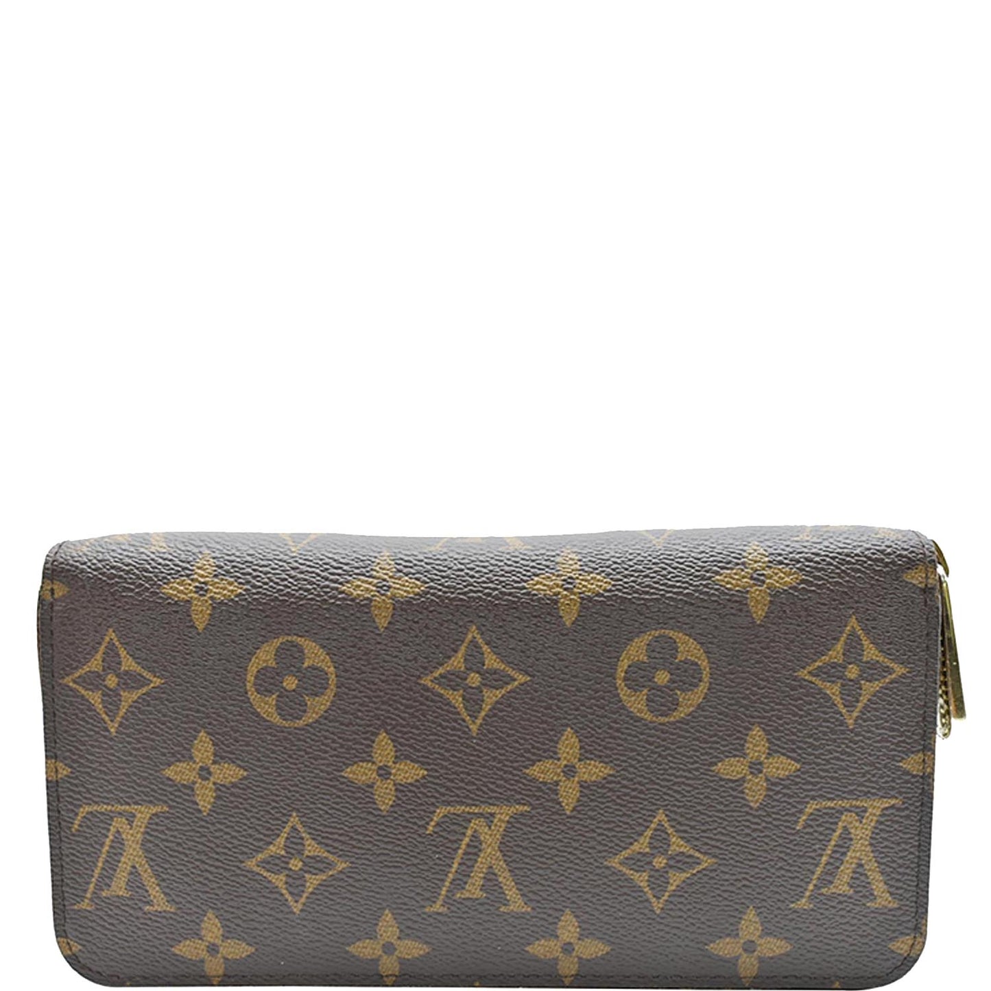 LOUIS VUITTON Monogram Canvas Zippy Long Wallet Brown