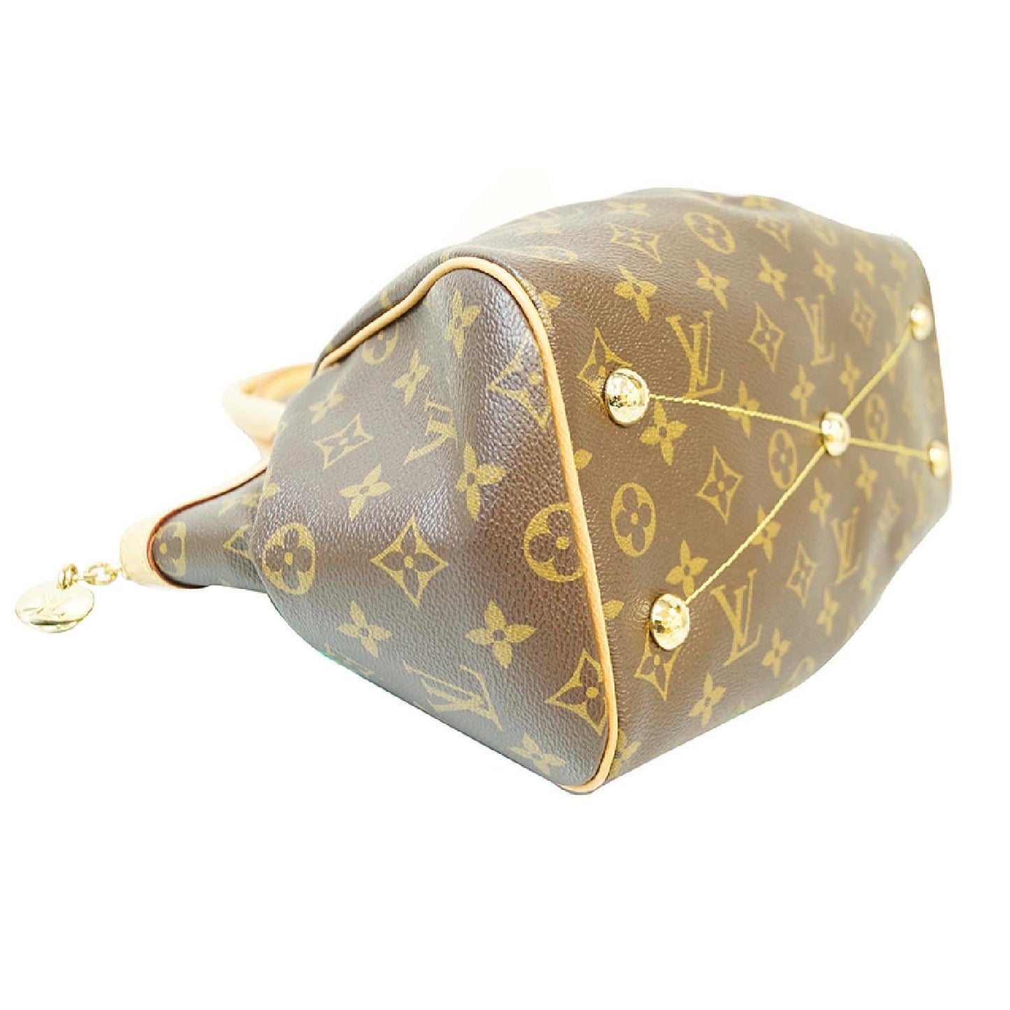 LOUIS VUITTON Tivoli PM Monogram Canvas Shoulder Bag Brown