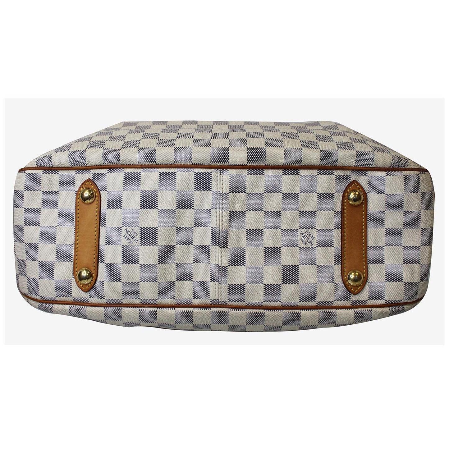 LOUIS VUITTON Siracusa GM Damier Azur Shoulder Bag White - 15% OFF