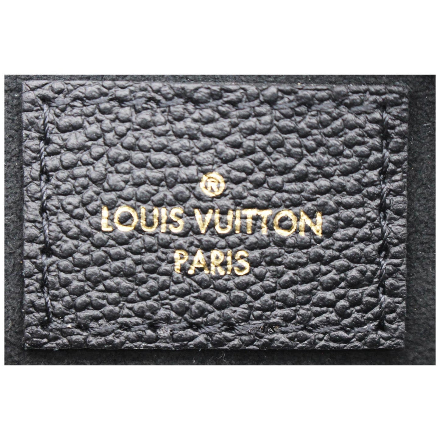 LOUIS VUITTON  Multi Pochette Empreinte Leather Accessories Bag Black