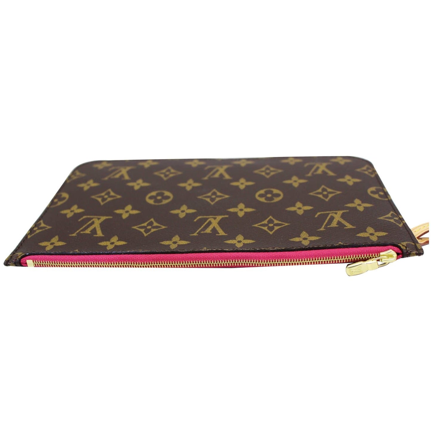 LOUIS VUITTON Pochette Wristlet Pouch Monogram Canvas Neverfull