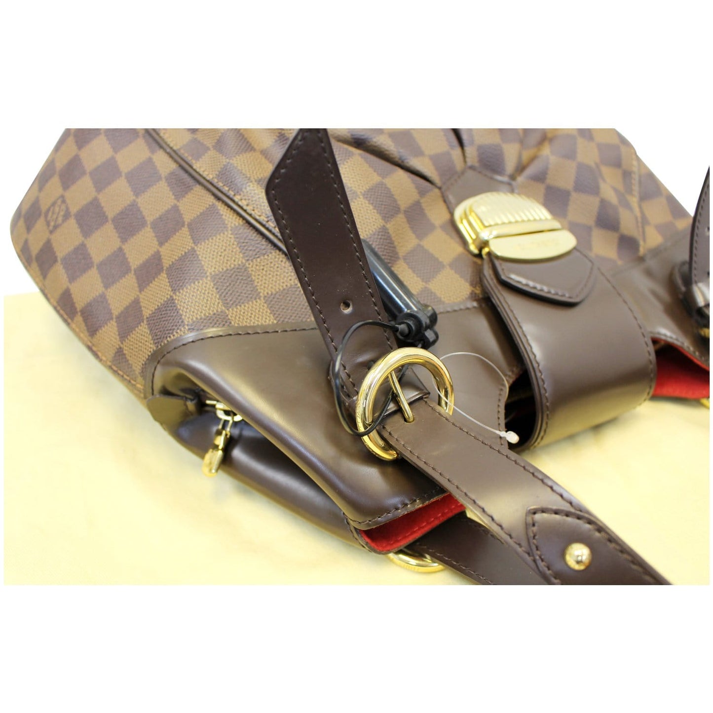 LOUIS VUITTON Sistina GM Damier Ebene Shoulder Handbag