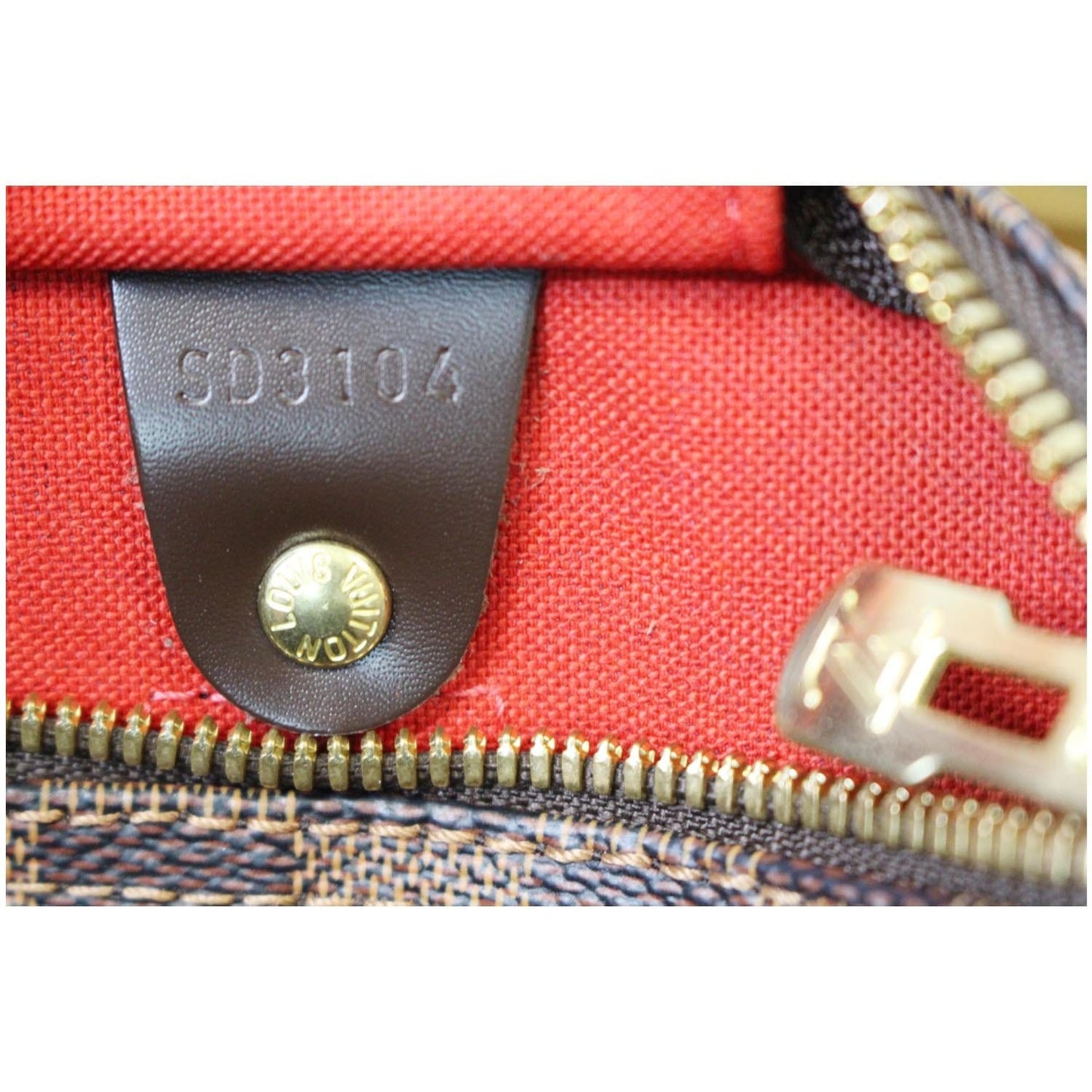 LOUIS VUITTON Speedy 30 Bandouliere Damier Ebene Shoulder Bag Brown