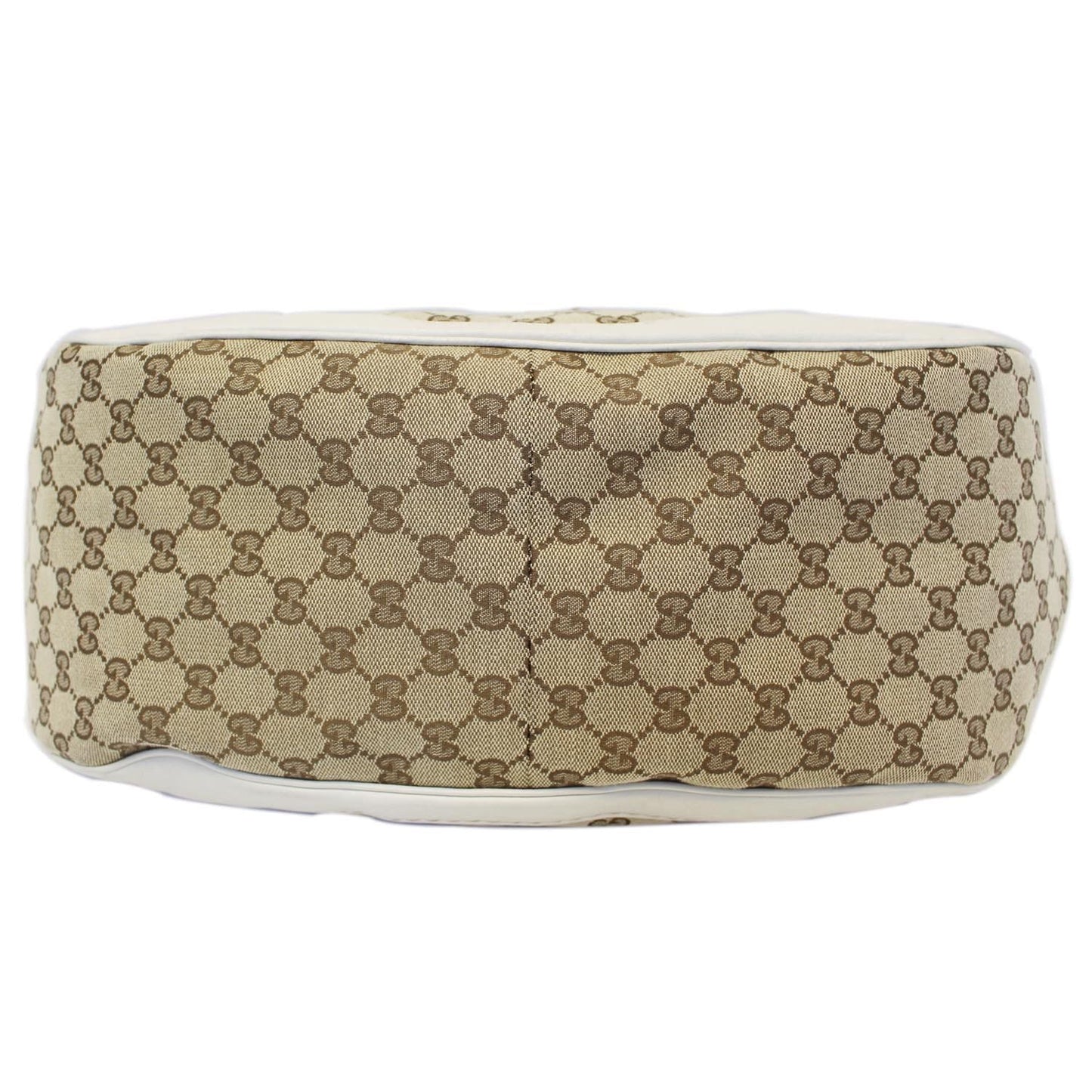 GUCCI Charlotte GG Monogram Beige/White Tote Shoulder Bag