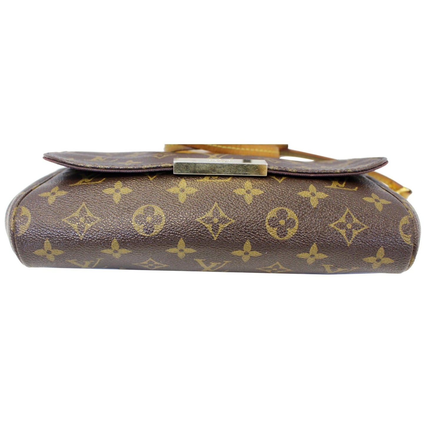 LOUIS VUITTON Favorite MM Monogram Canvas Crossbody Bag Brown