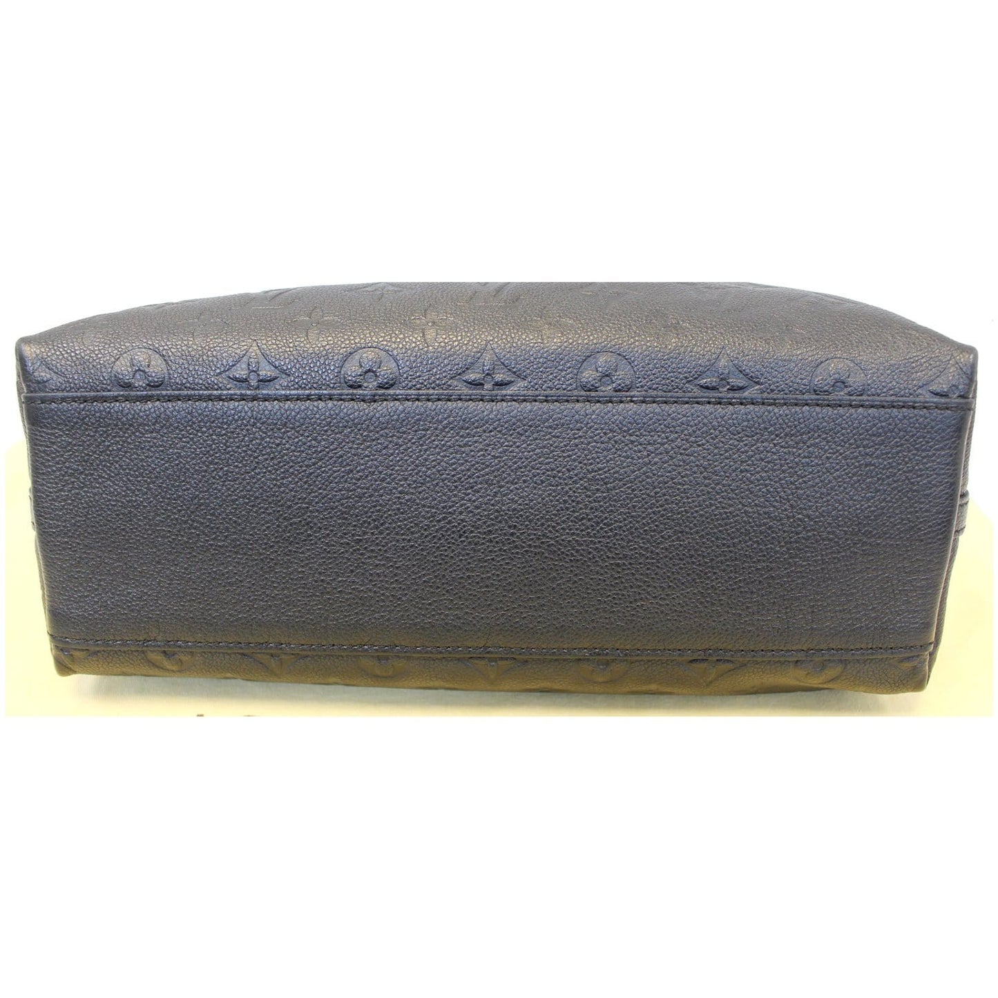 LOUIS VUITTON Bastille MM Empreinte Leather Shoulder Handbag Black