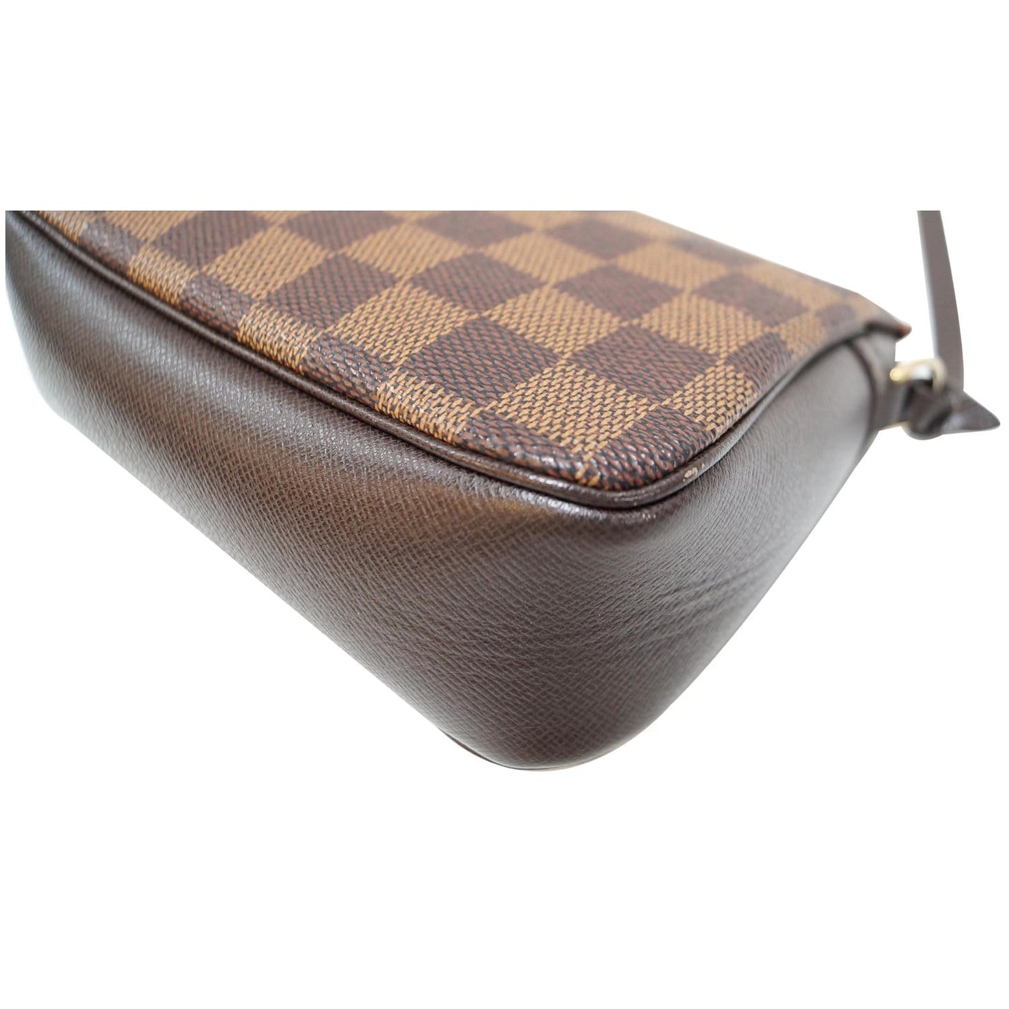 LOUIS VUITTON Truth Damier Ebene Makeup Pouch Bag Brown