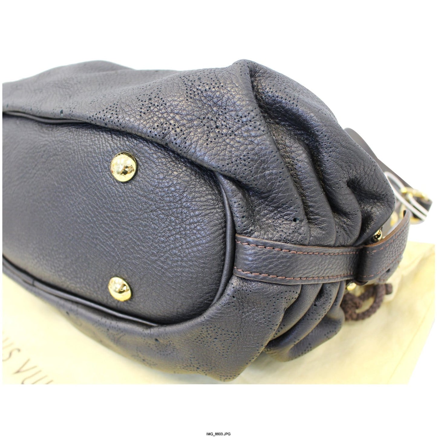 LOUIS VUITTON Mahina XS Monogram Black Leather Shoulder Bag - Sale