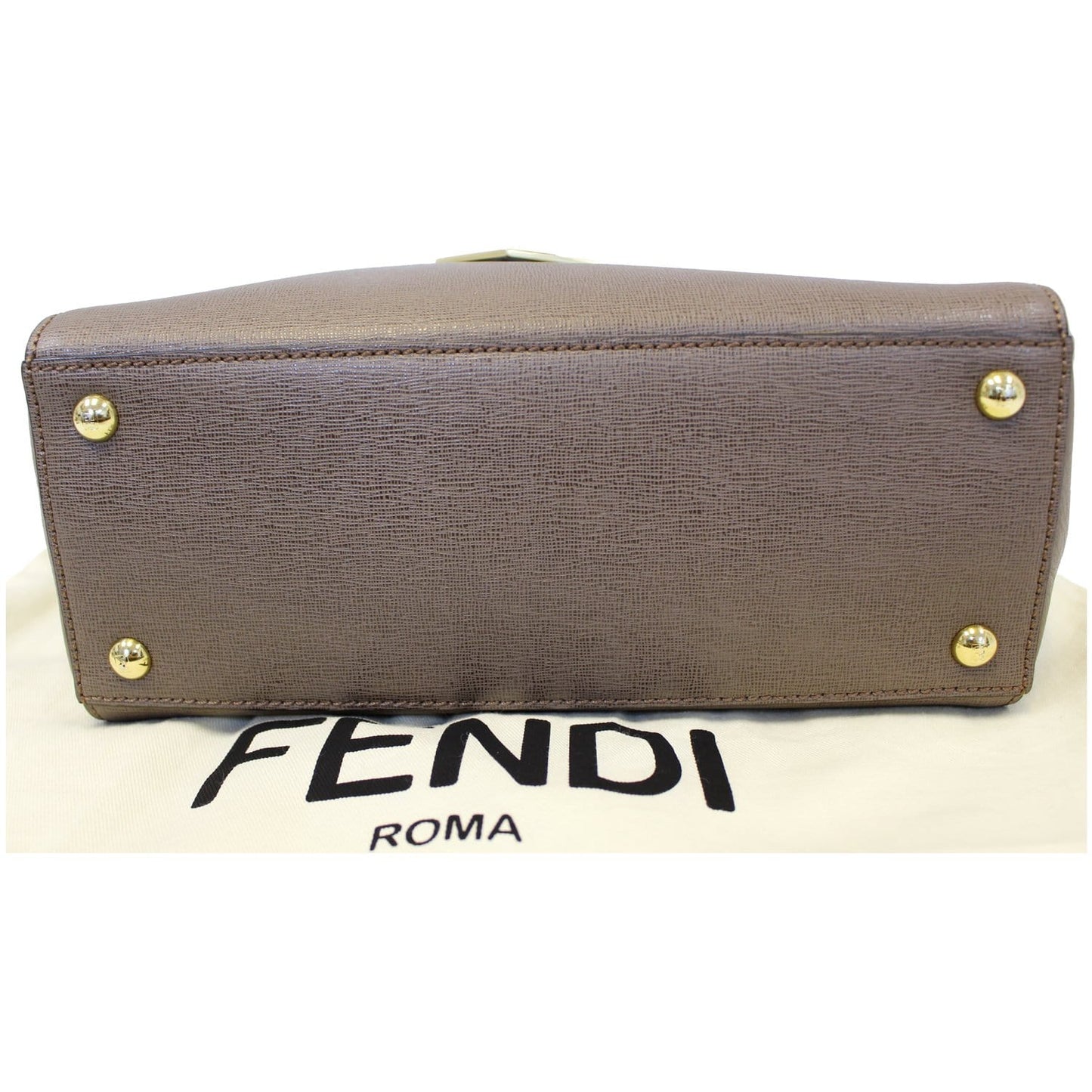 FENDI Roma Petite 2 Jours Leather Shoulder Handbag - 15% OFF