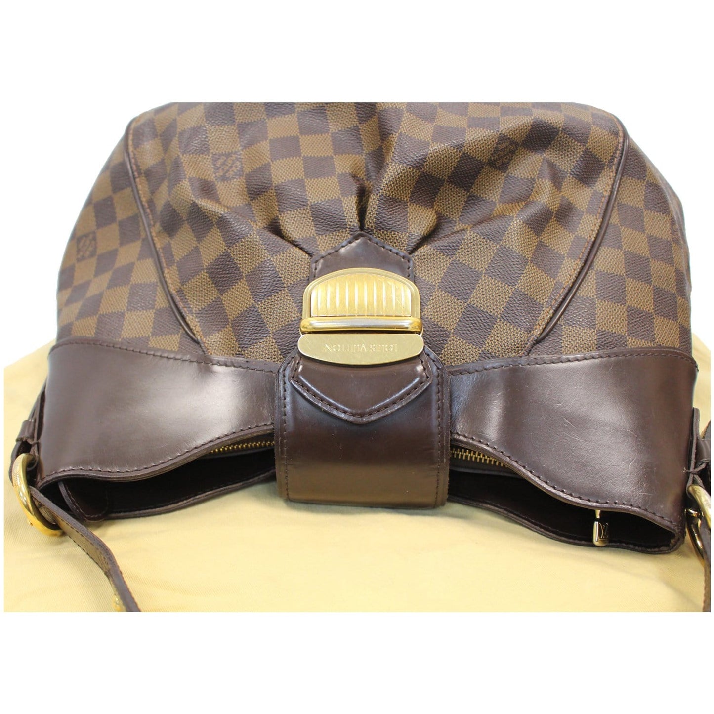 LOUIS VUITTON Sistina MM Damier Ebene Shoulder Bag Brown - 20% OFF