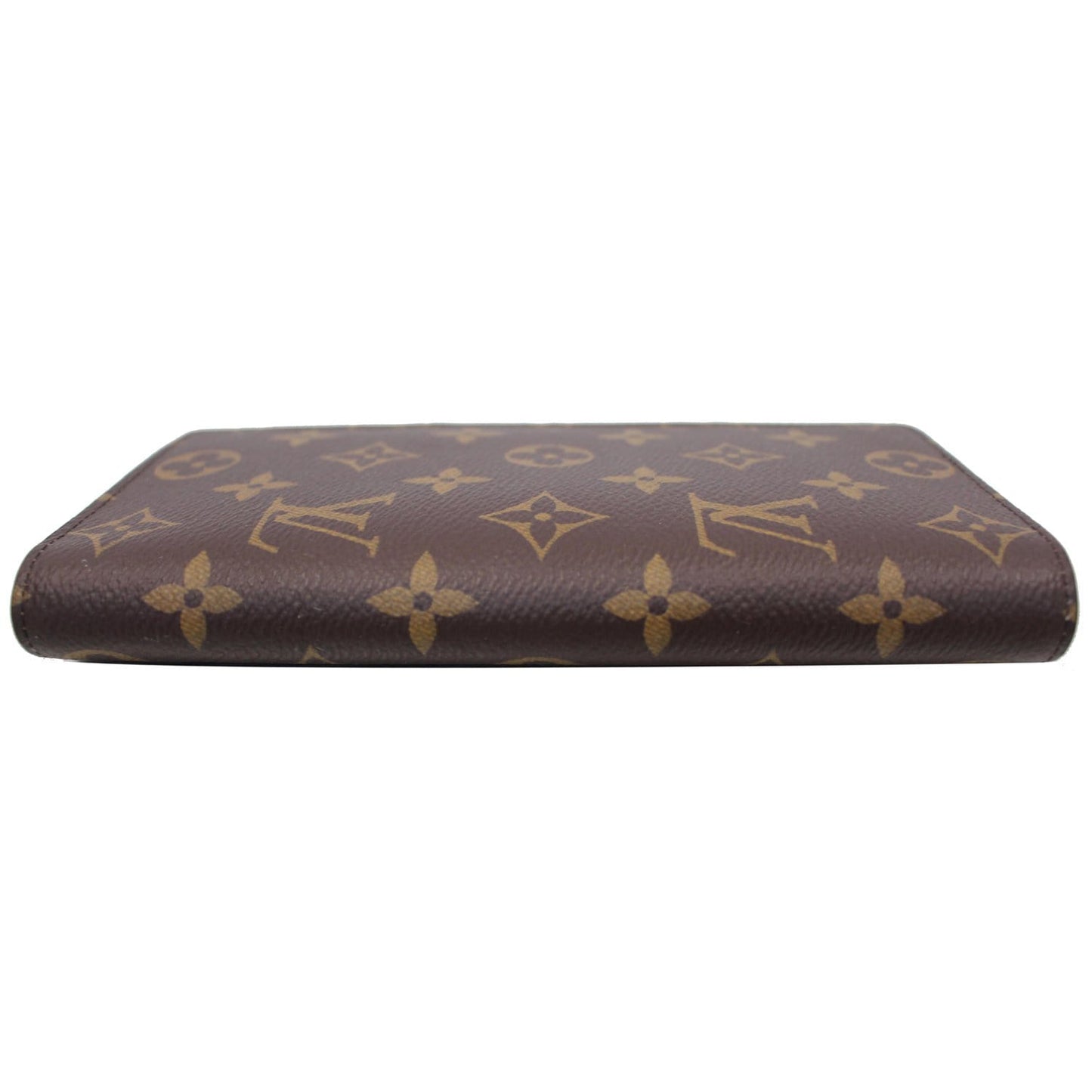 LOUIS VUITTON Brazza Monogram Canvas Wallet Brown