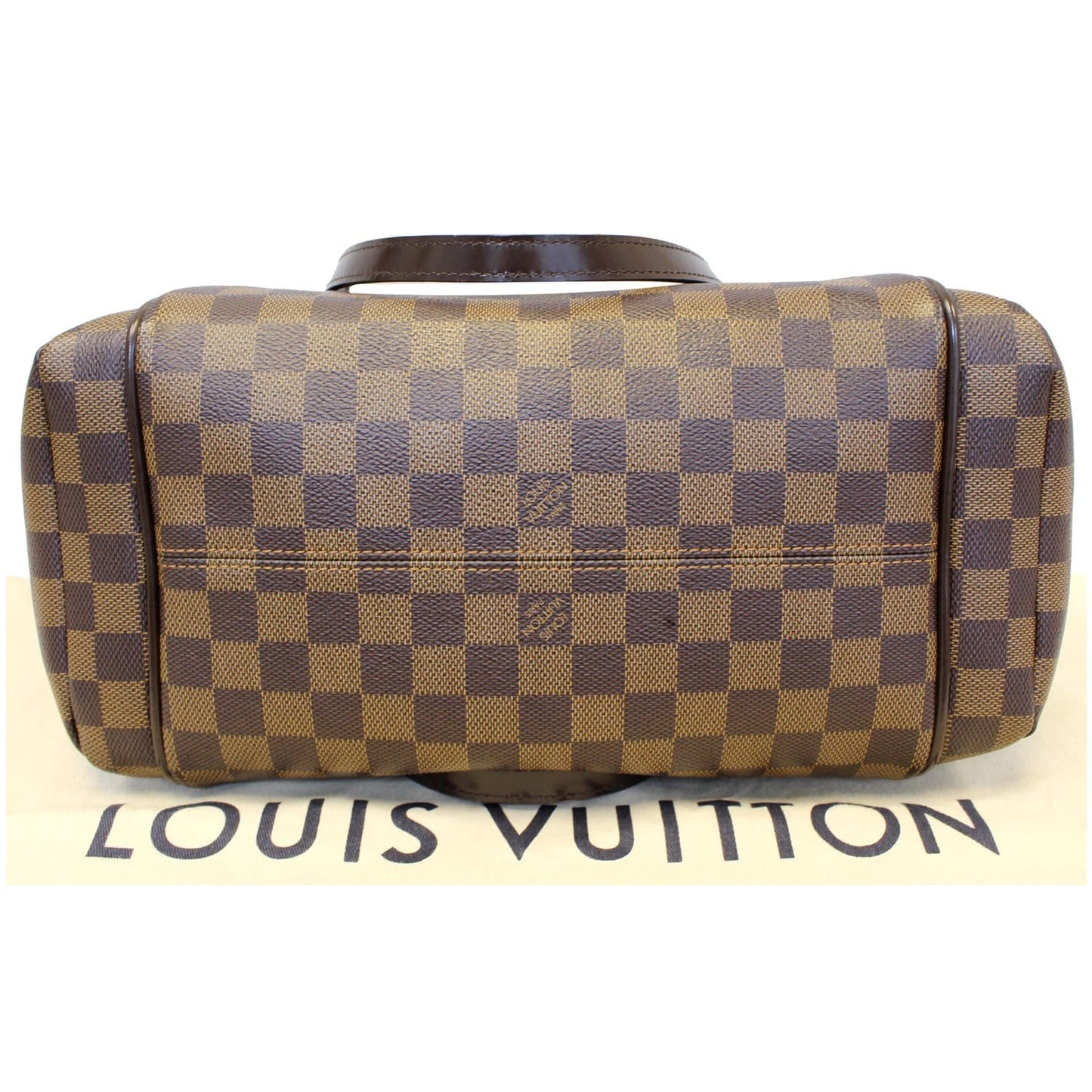 Louis Vuitton Totally MM Damier Ebene Shoulder Bag Brown